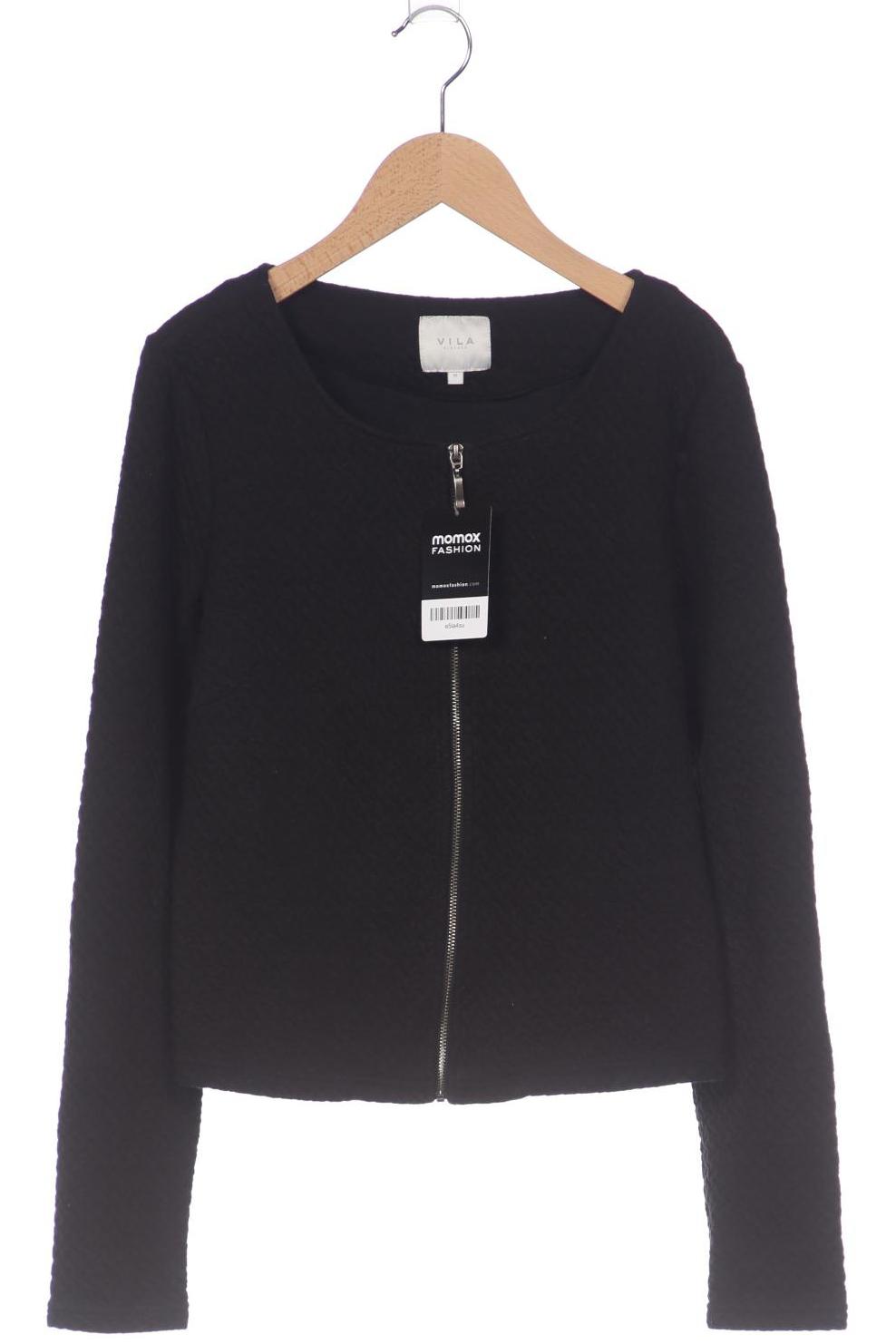 

Vila Damen Strickjacke, schwarz, Gr. 38