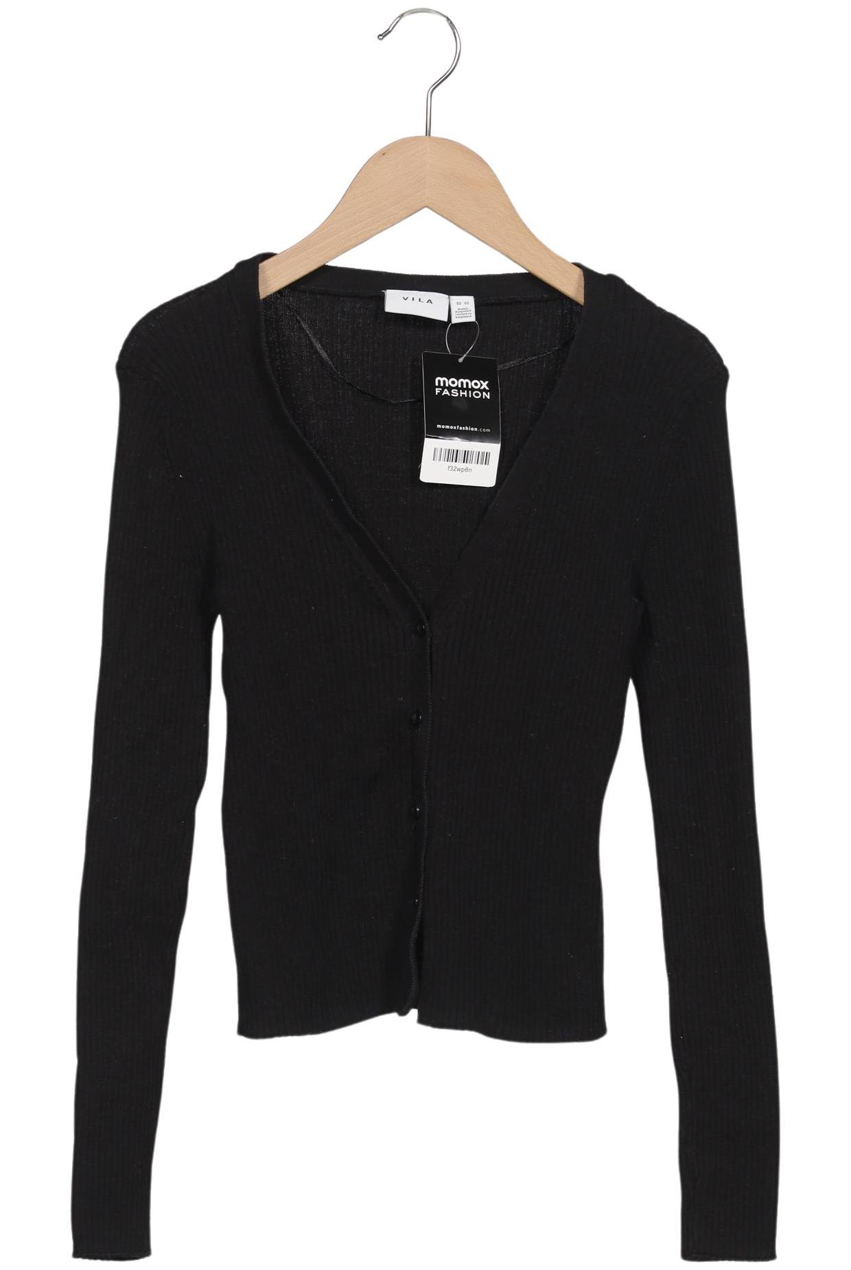 

Vila Damen Strickjacke, schwarz, Gr. 34