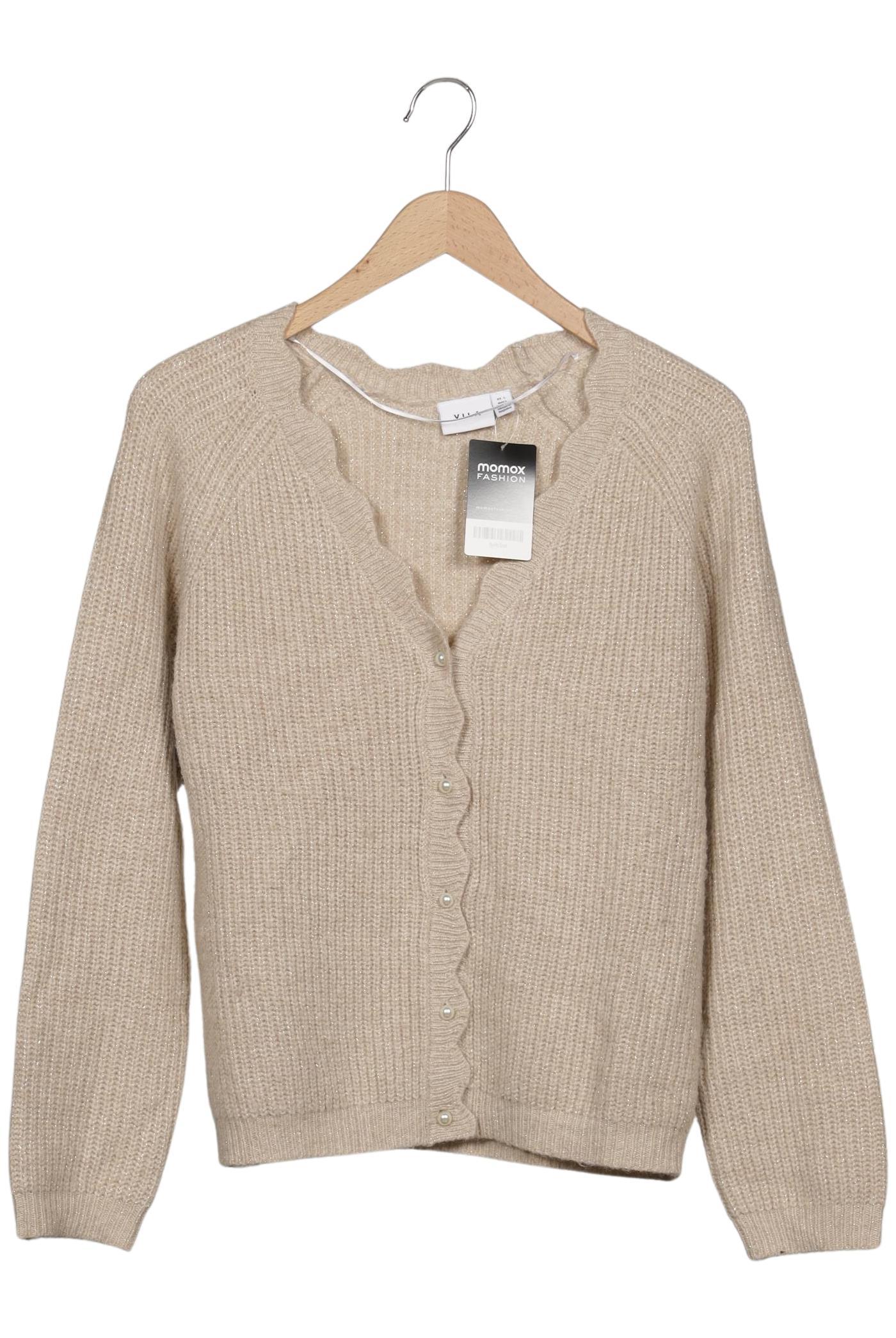 

Vila Damen Strickjacke, beige, Gr. 42