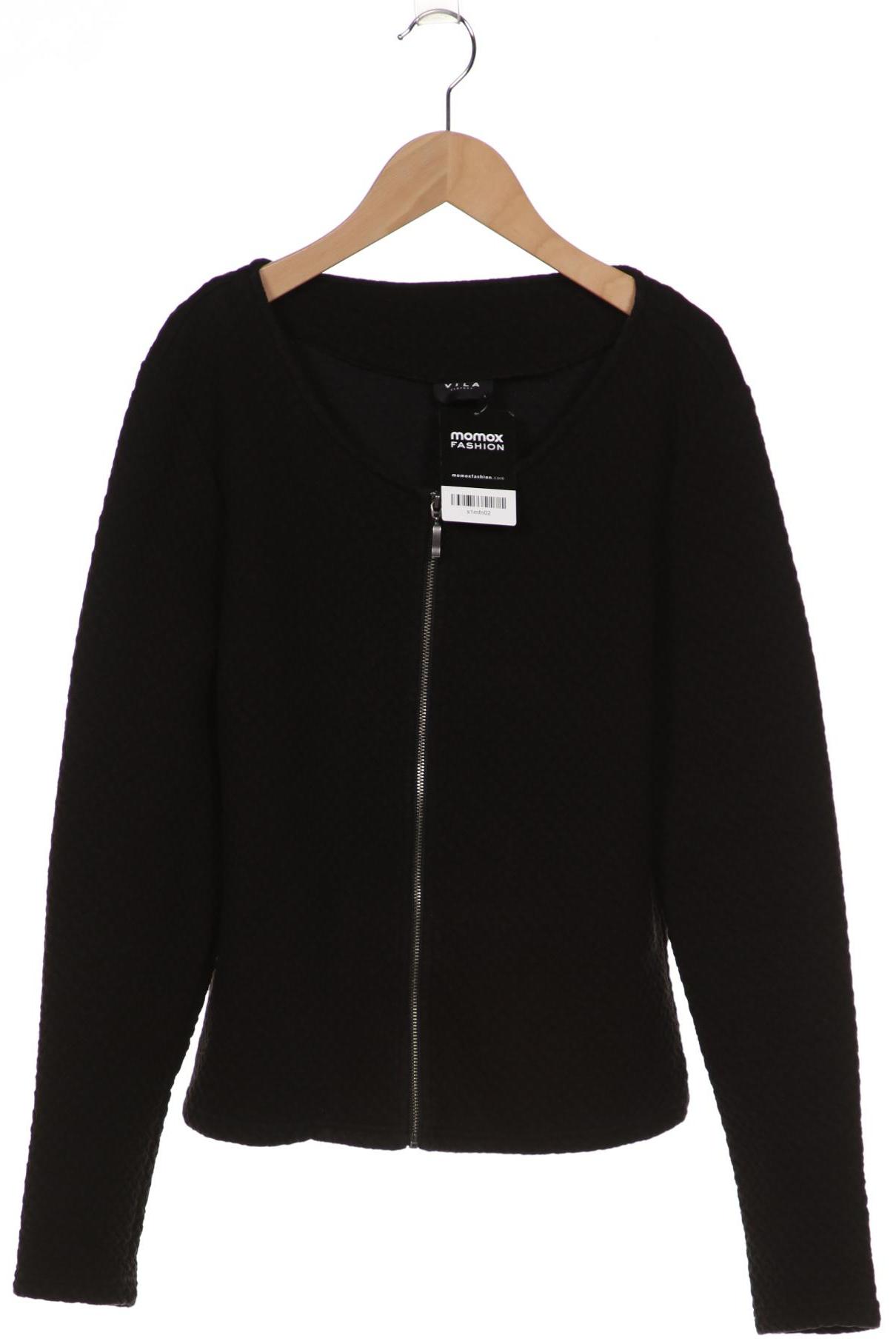 

Vila Damen Strickjacke, schwarz, Gr. 42