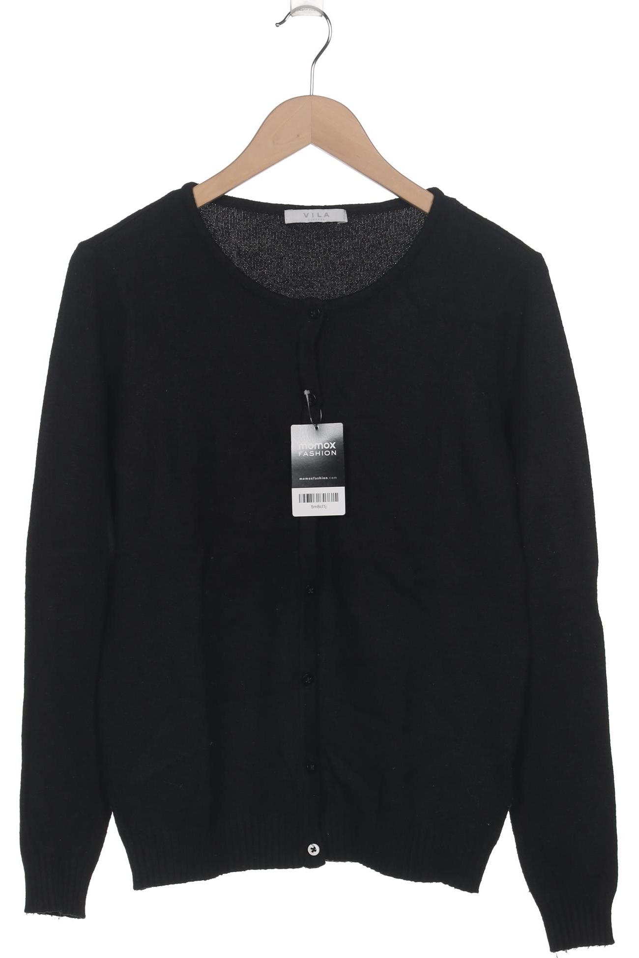 

Vila Damen Strickjacke, schwarz, Gr. 36
