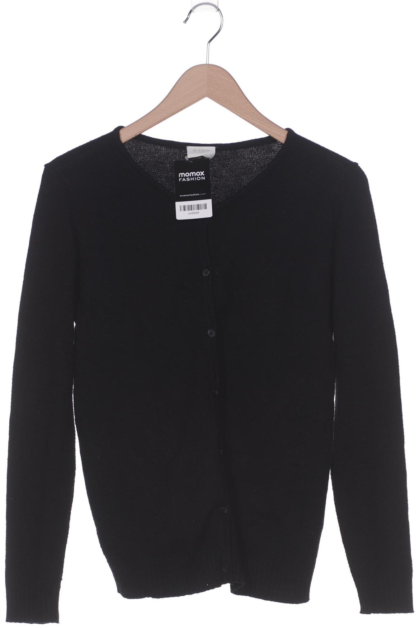 

Vila Damen Strickjacke, schwarz, Gr. 38