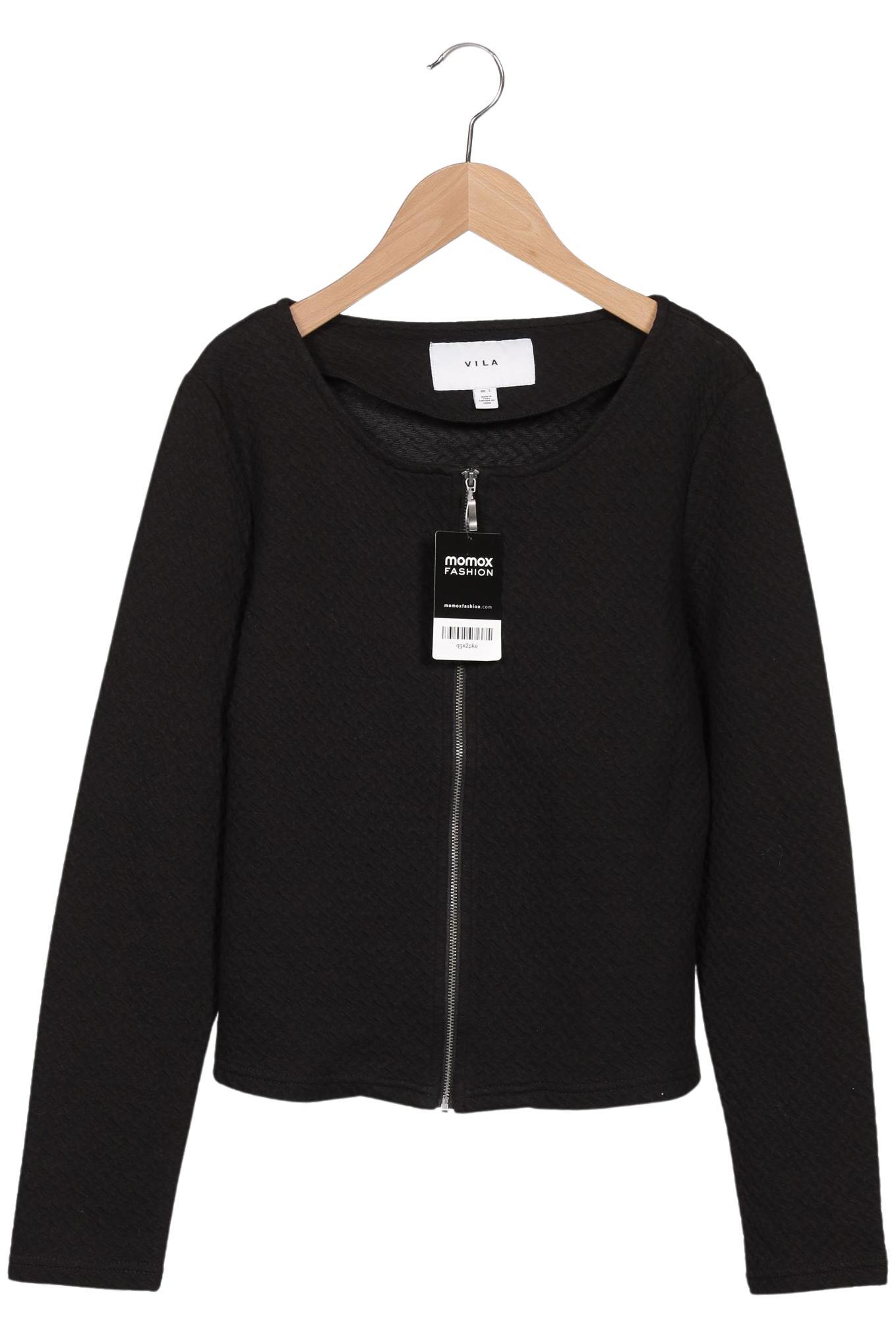 

Vila Damen Strickjacke, schwarz, Gr. 42