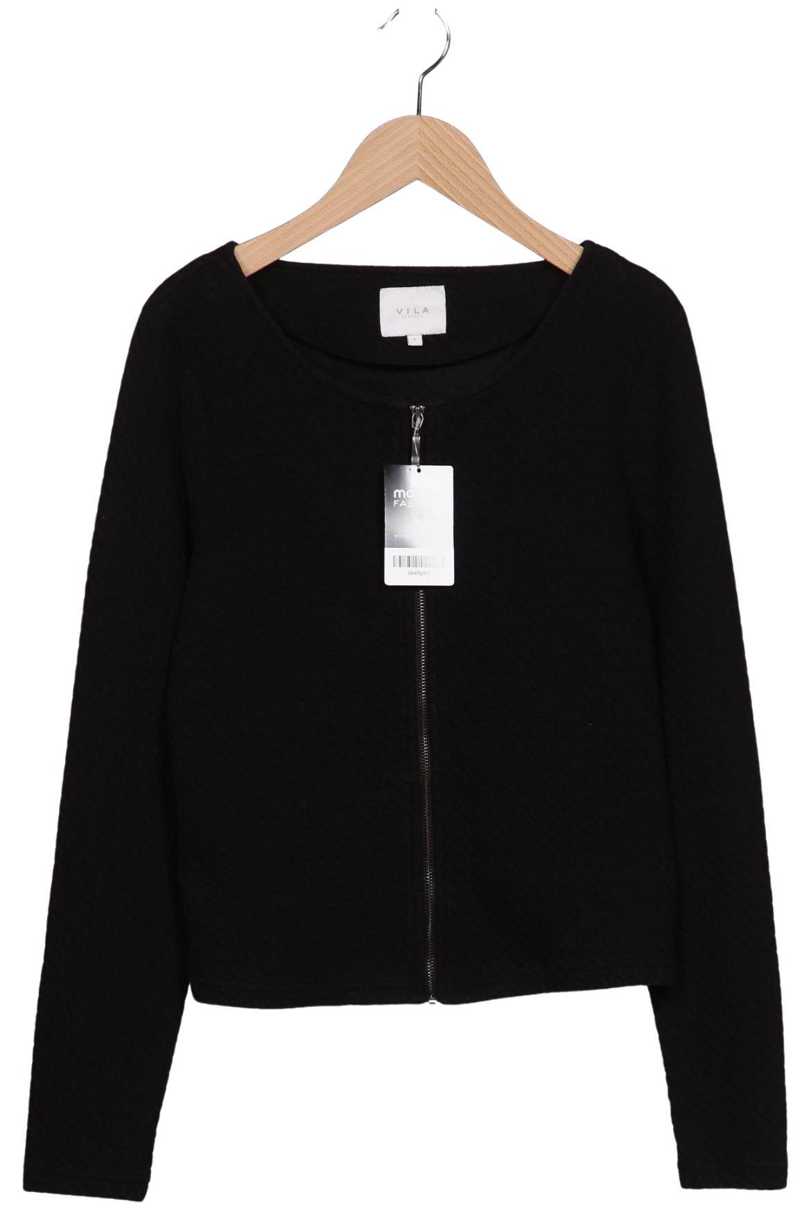 

Vila Damen Strickjacke, schwarz, Gr. 36