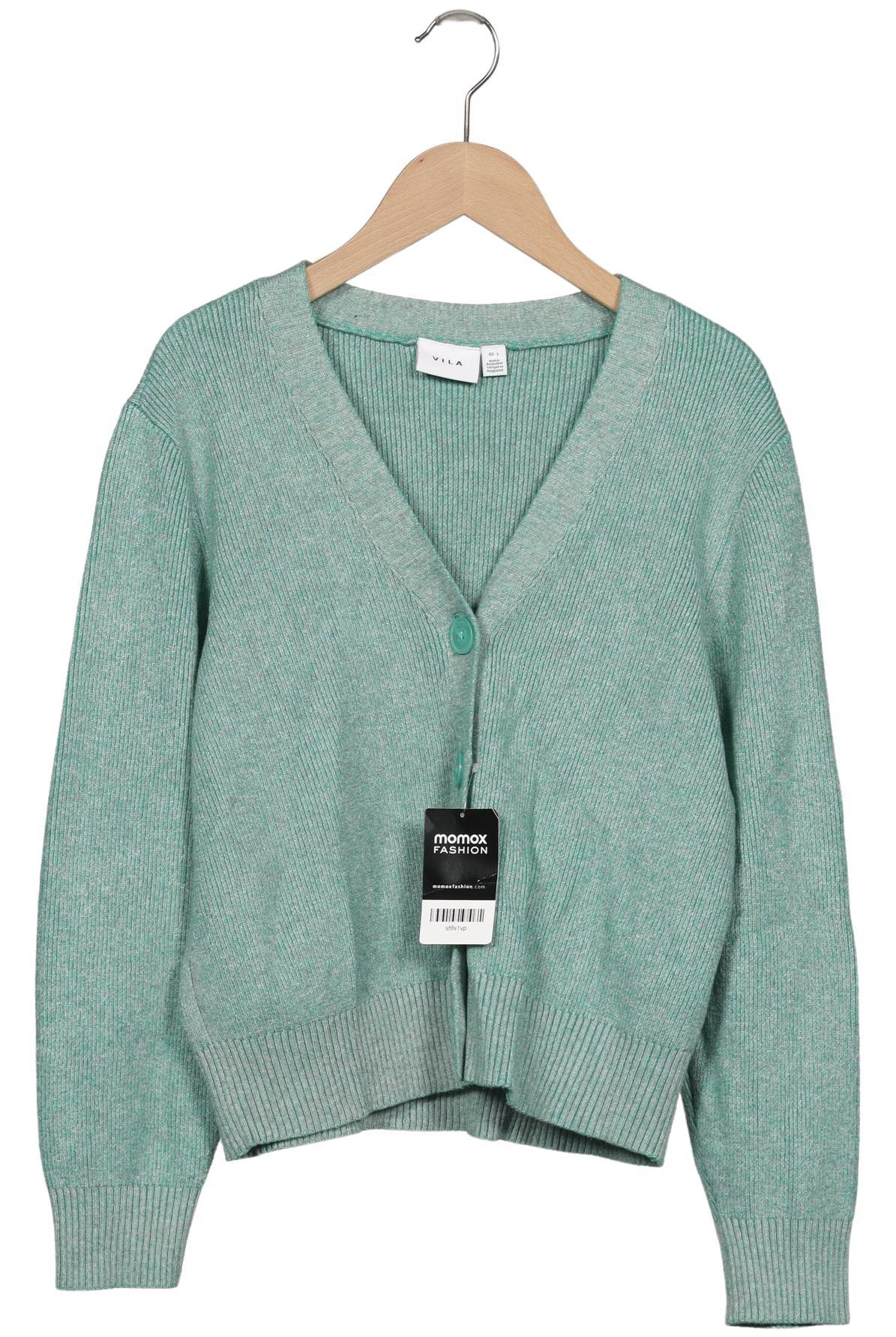 

Vila Damen Strickjacke, türkis, Gr. 42