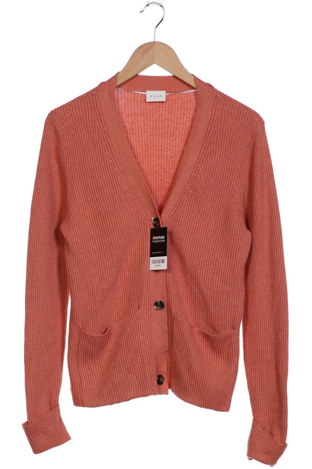

Vila Damen Strickjacke, orange, Gr. 36