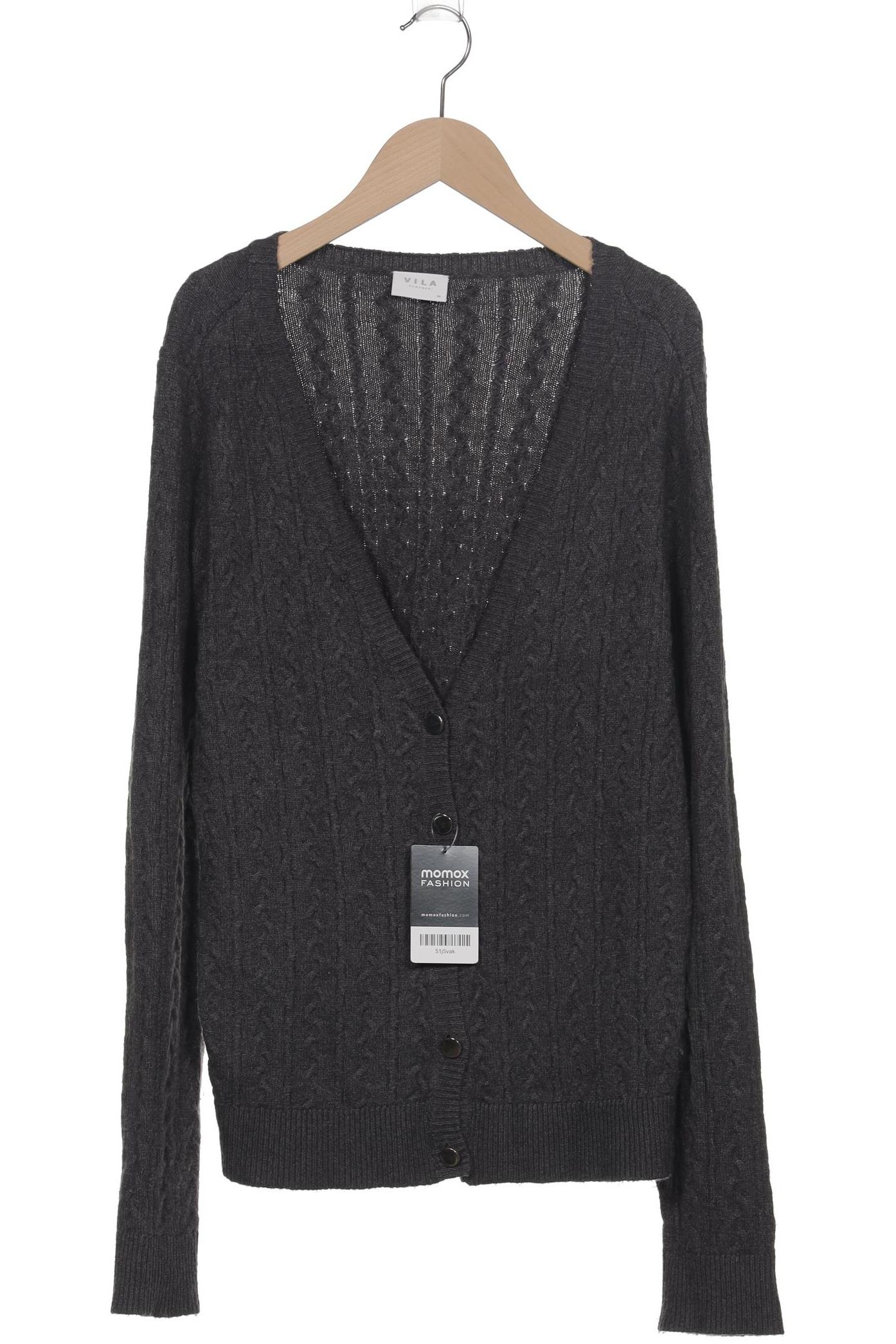

Vila Damen Strickjacke, grau, Gr. 38