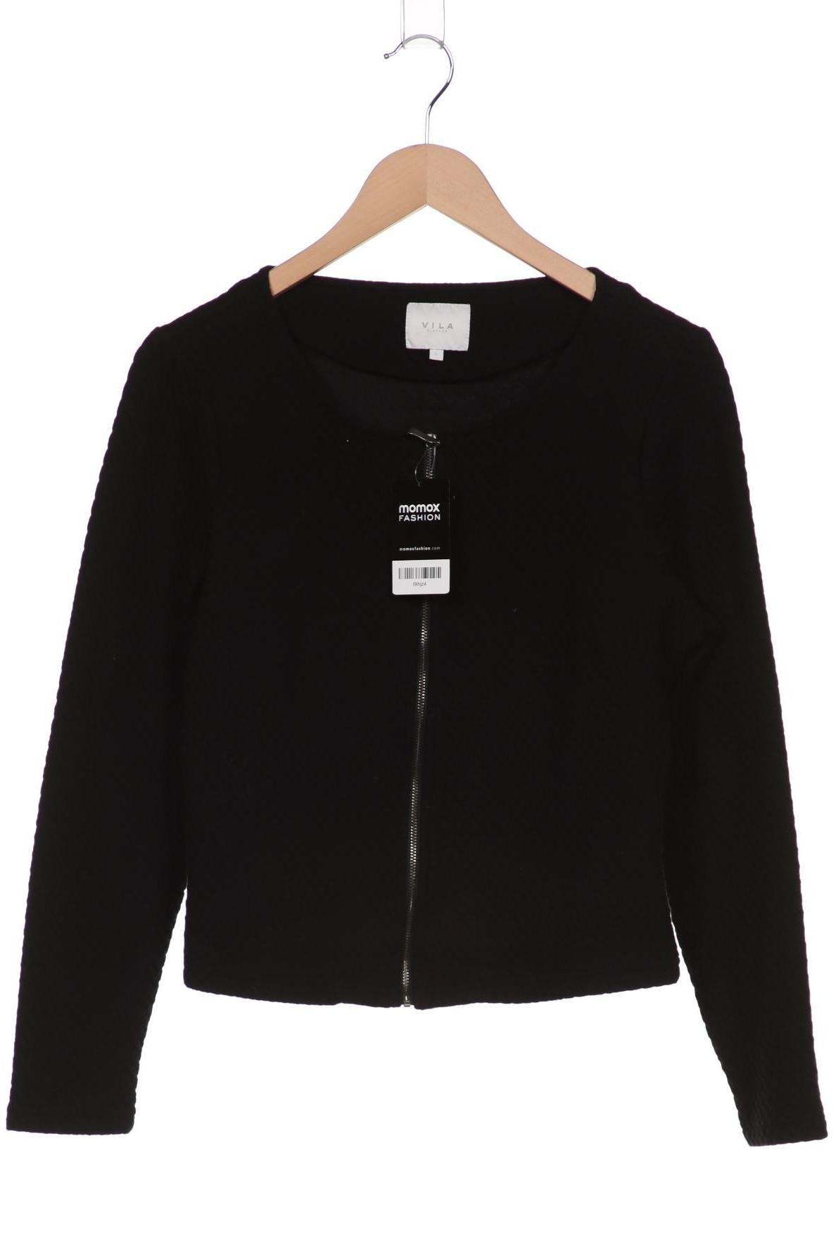 

Vila Damen Strickjacke, schwarz, Gr. 42