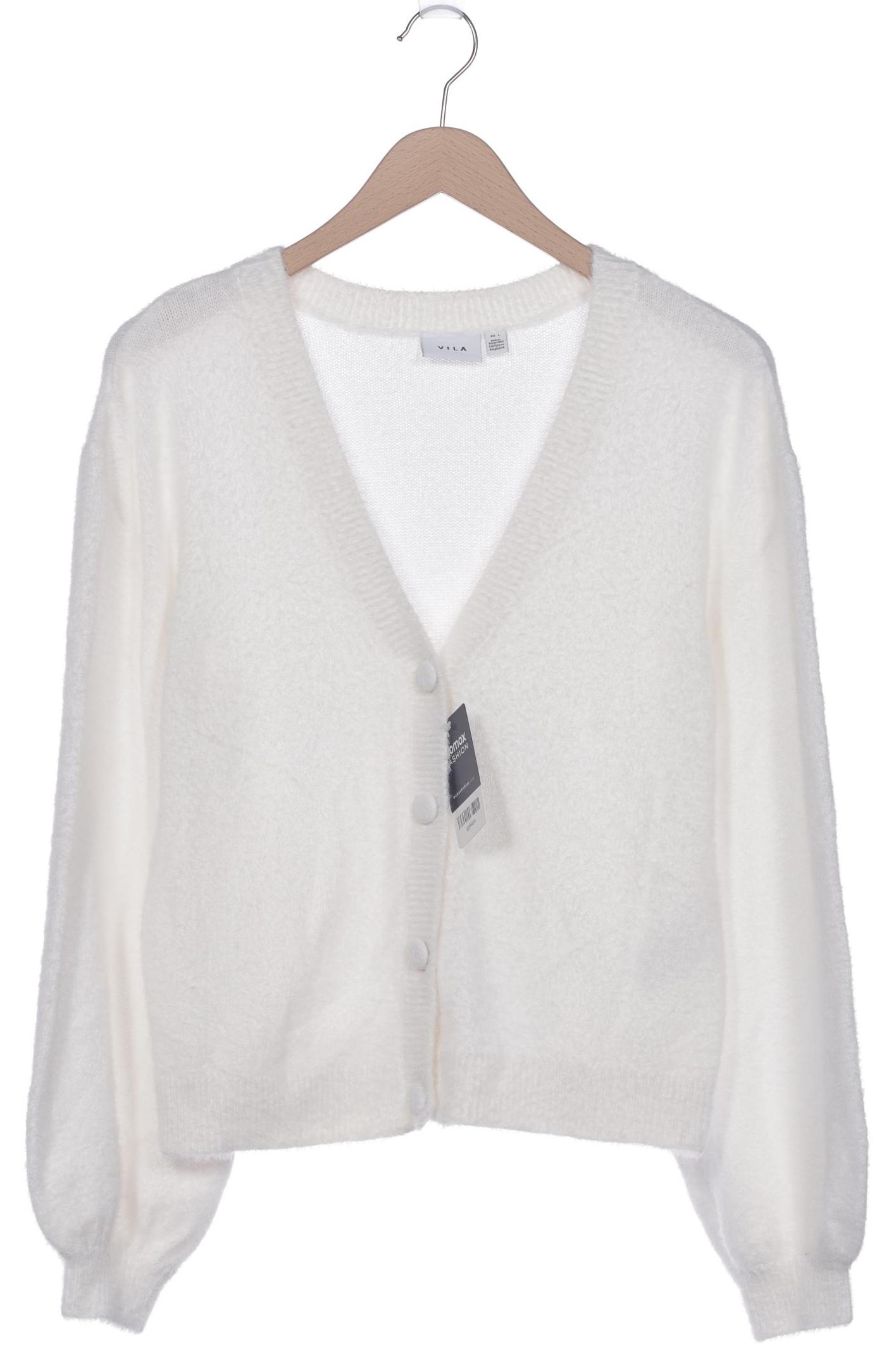 

Vila Damen Strickjacke, weiß, Gr. 42