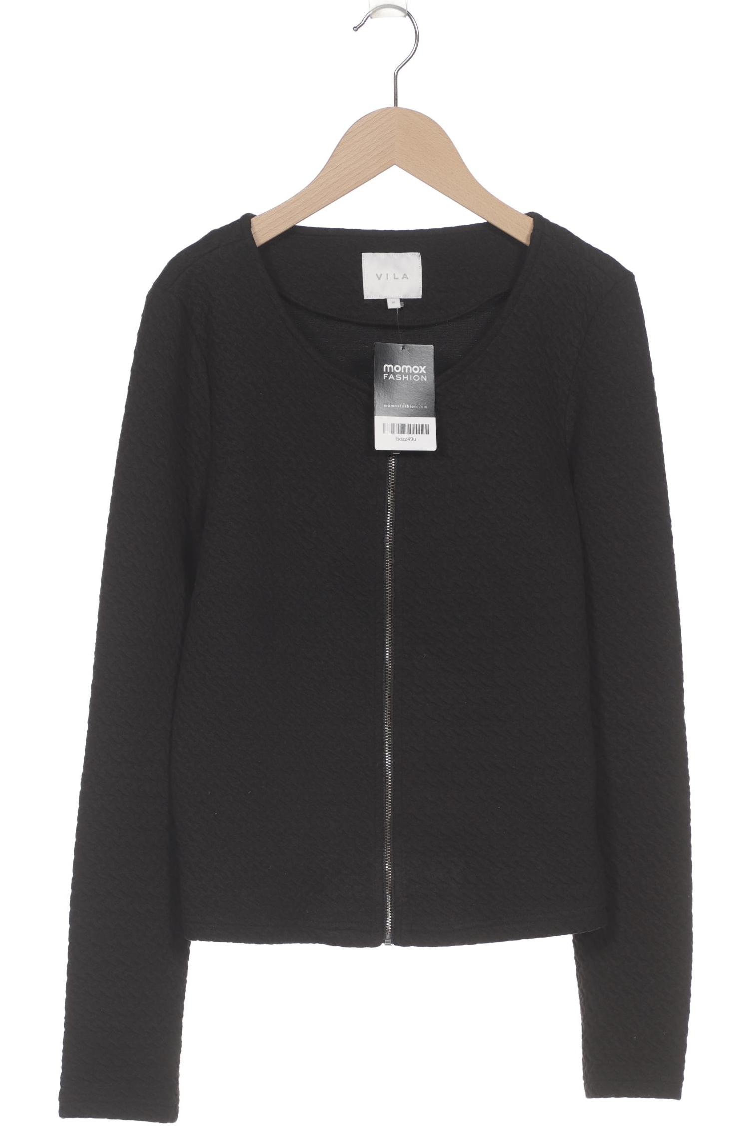 

Vila Damen Strickjacke, schwarz, Gr. 38