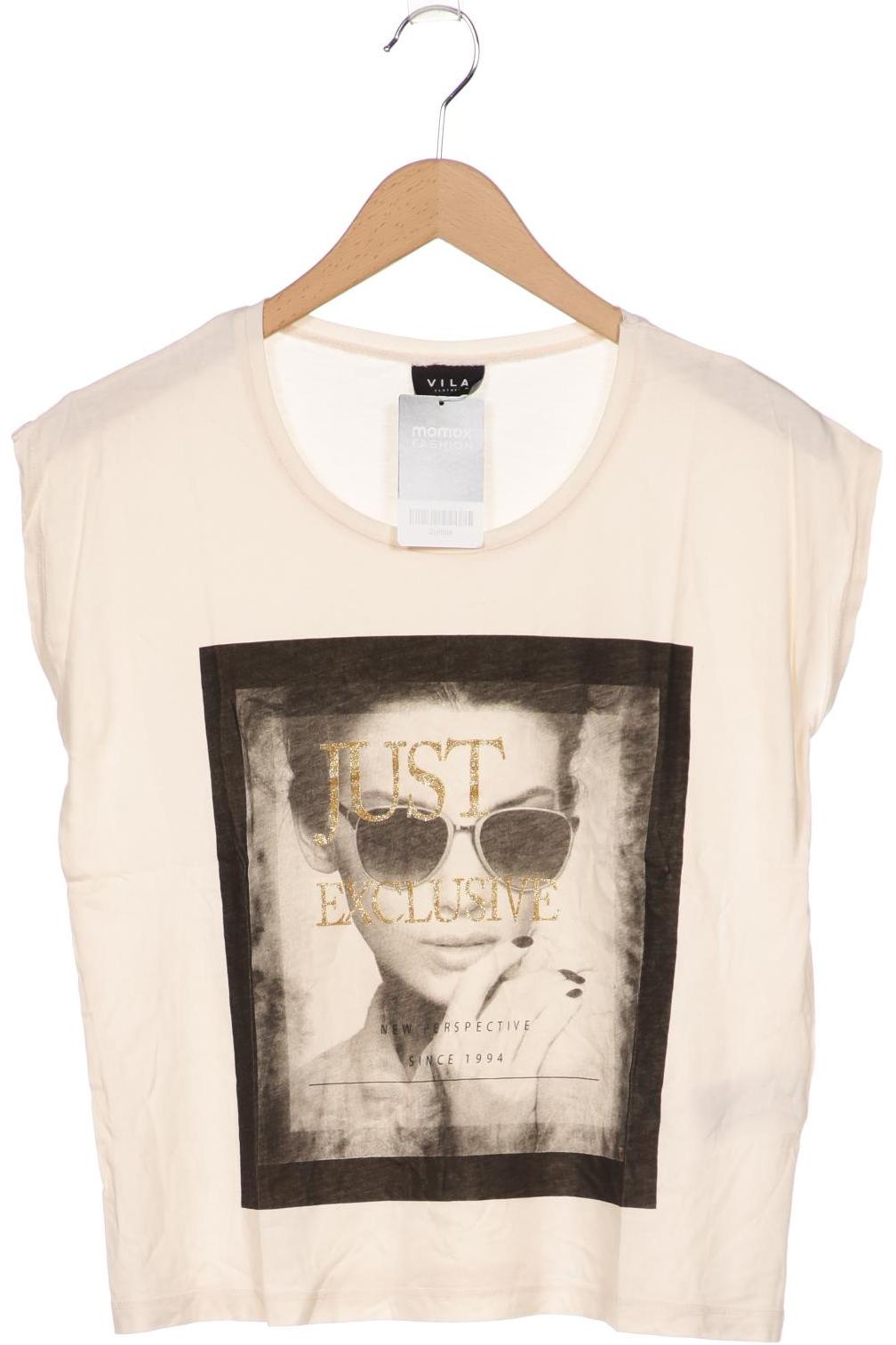 

Vila Damen T-Shirt, cremeweiß