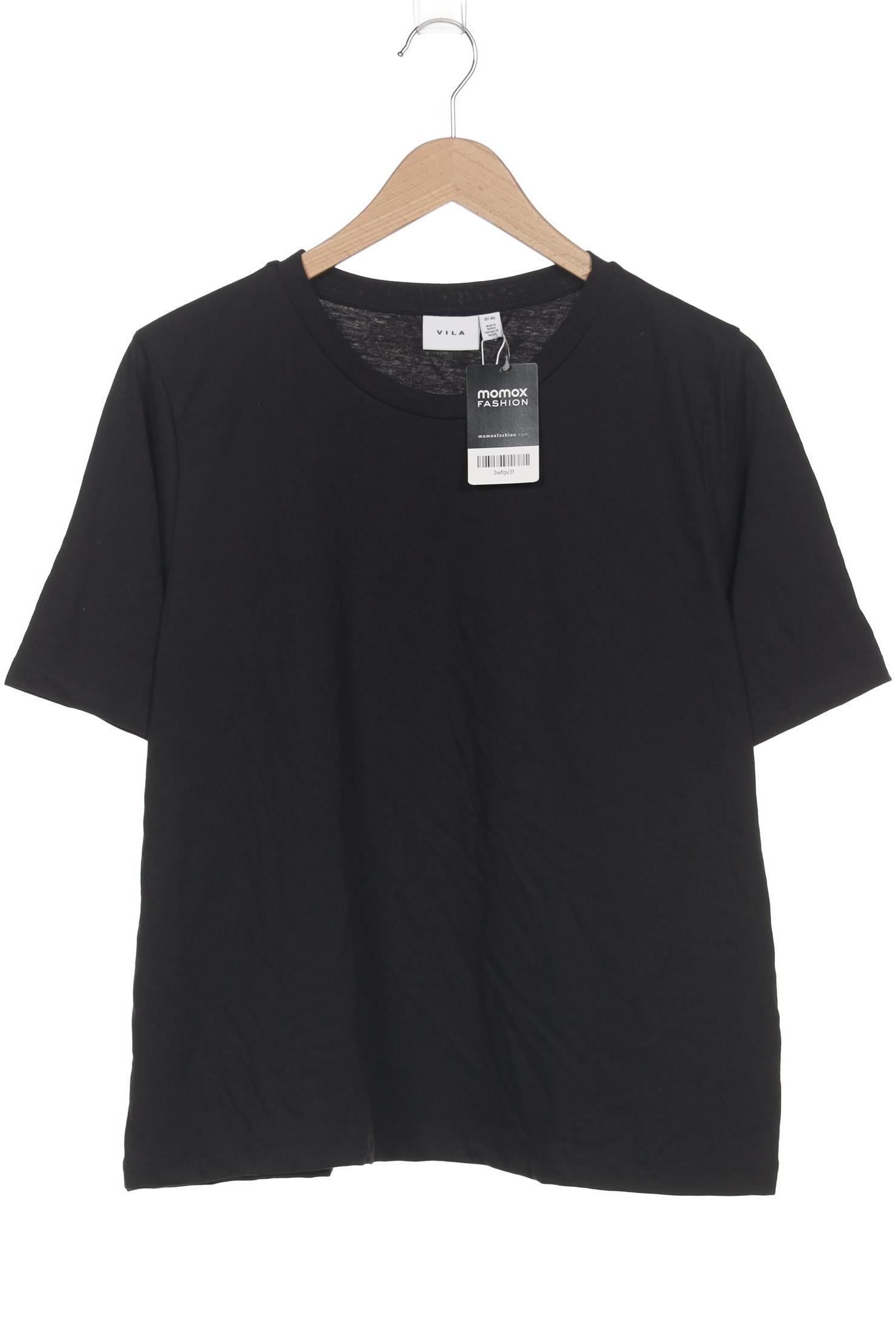 

Vila Damen T-Shirt, schwarz, Gr. 46
