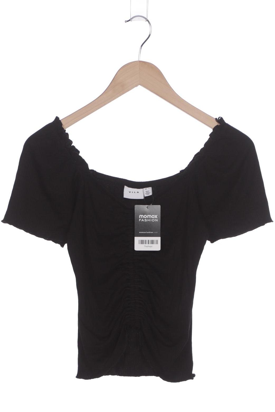 

Vila Damen T-Shirt, schwarz, Gr. 36