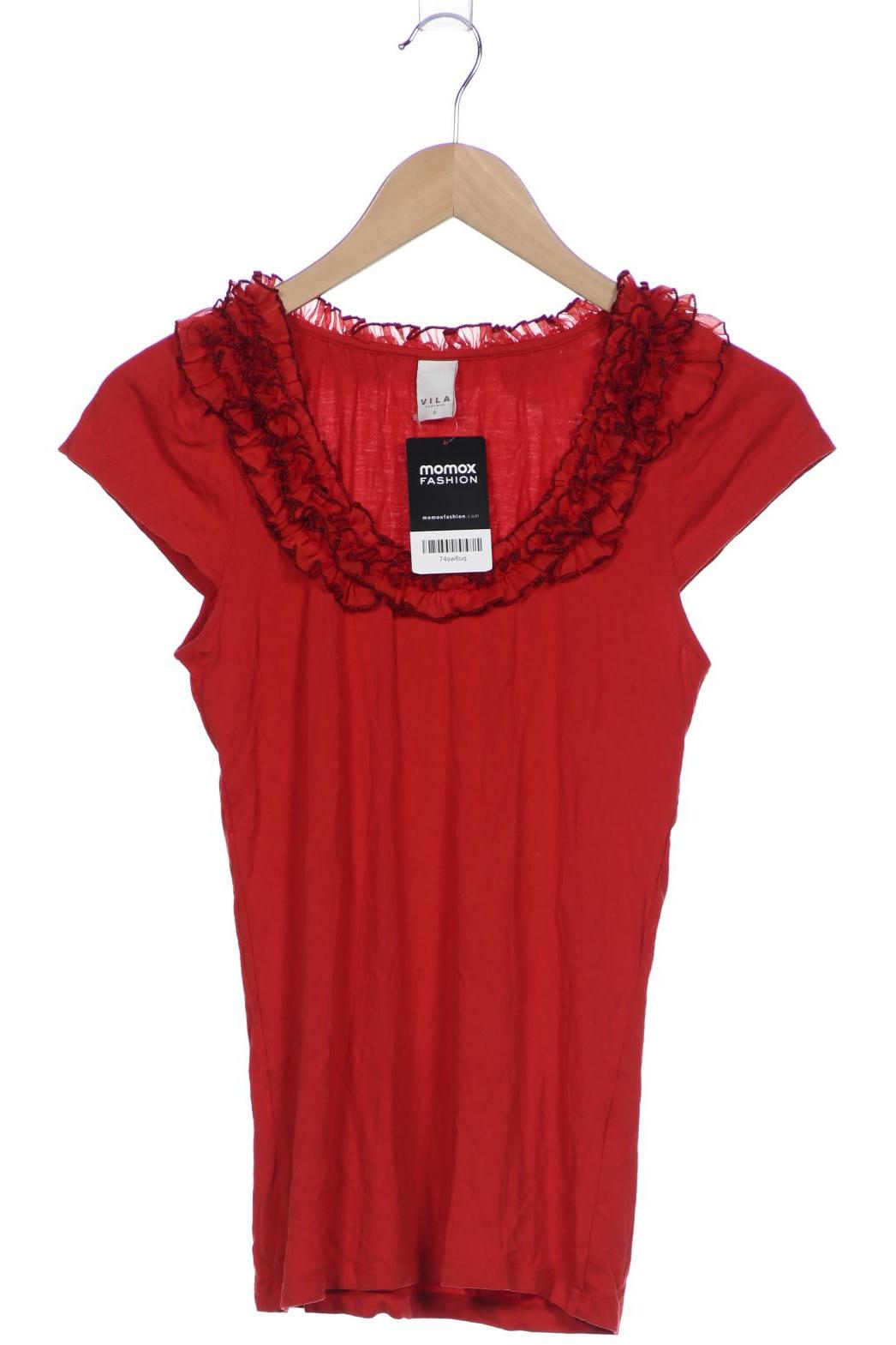 

Vila Damen T-Shirt, rot, Gr. 36