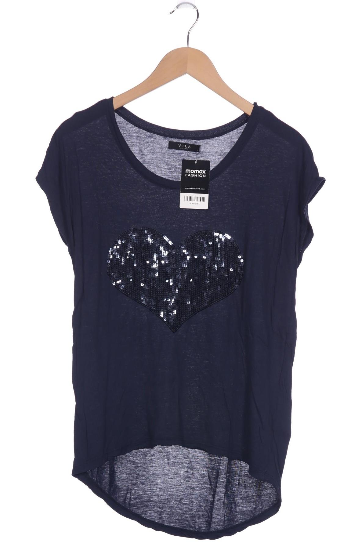 

Vila Damen T-Shirt, marineblau, Gr. 42