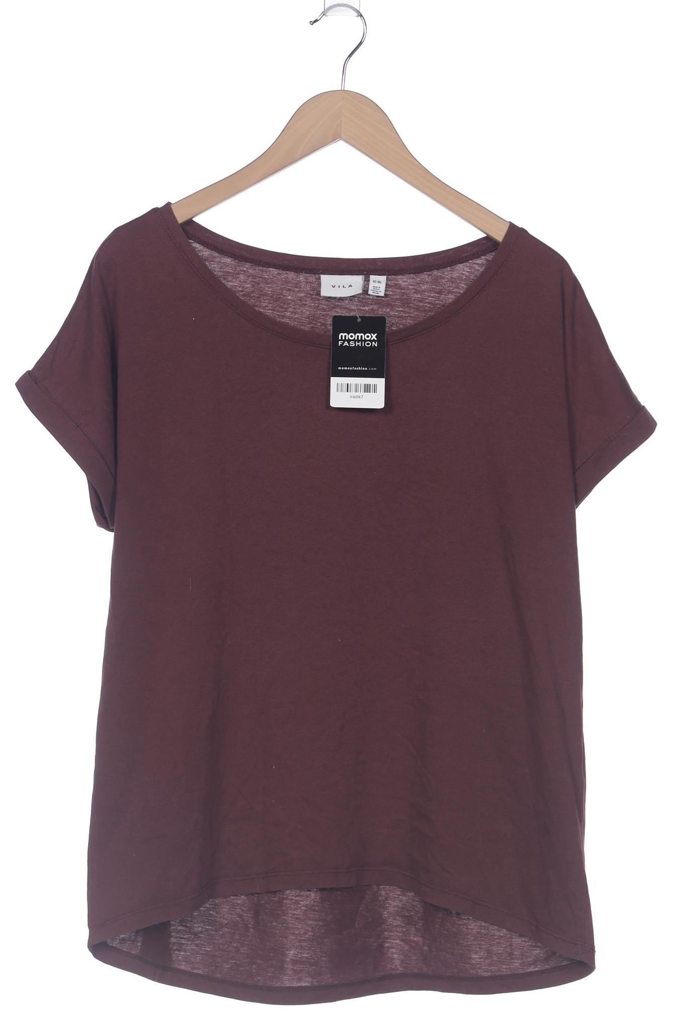 

Vila Damen T-Shirt, bordeaux, Gr. 46