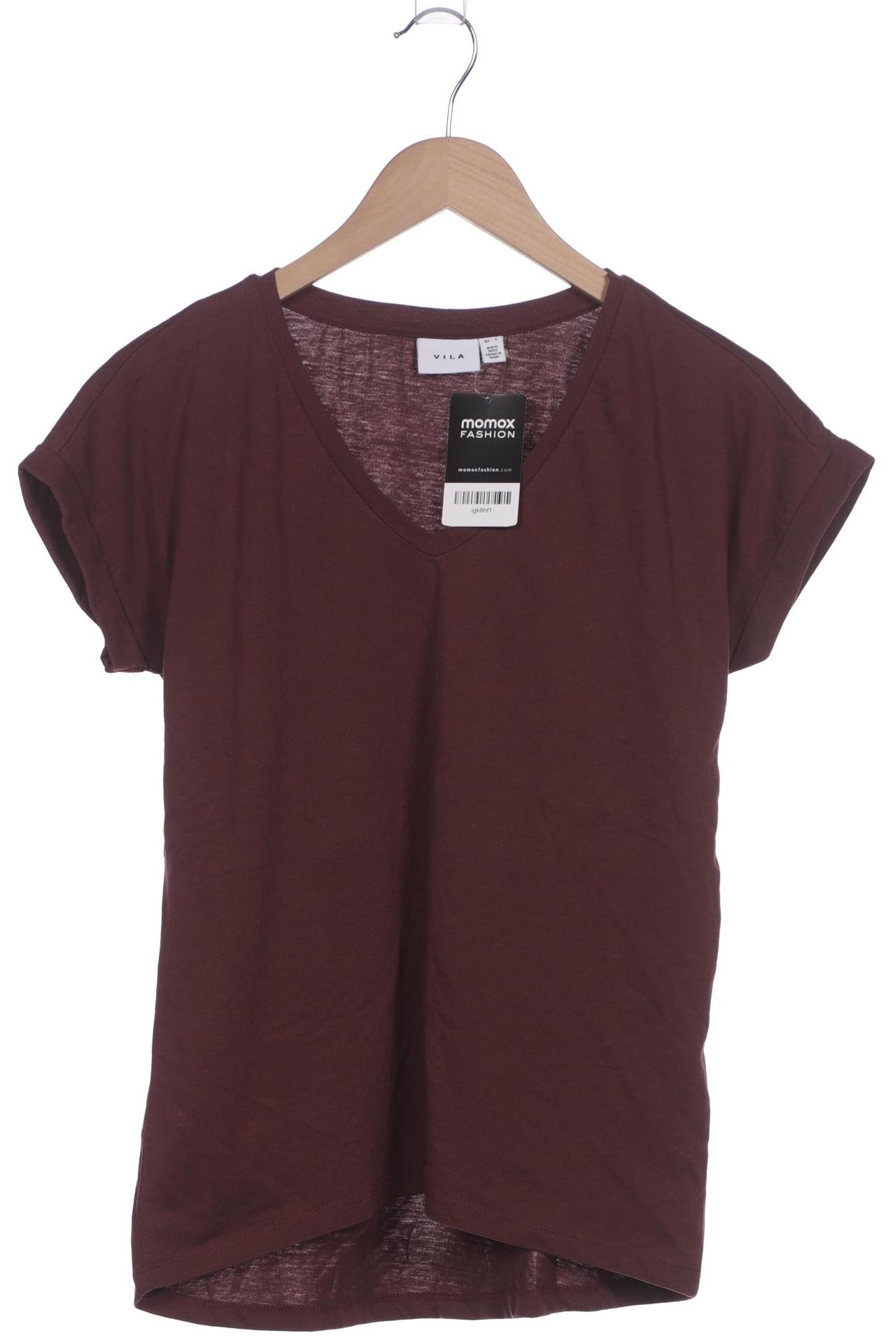 

Vila Damen T-Shirt, bordeaux, Gr. 36