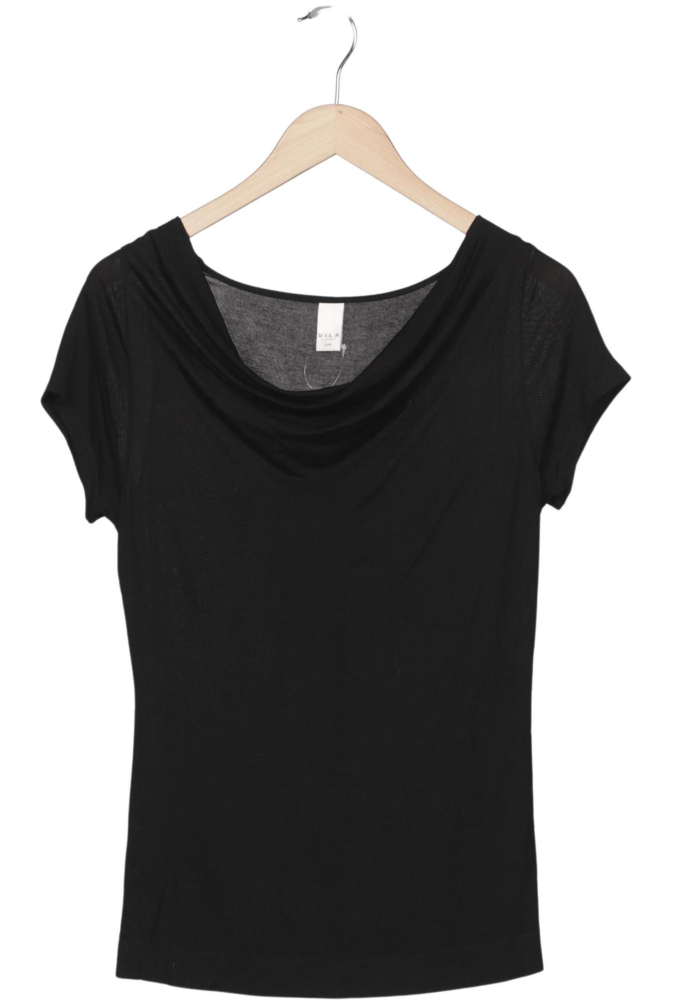 

Vila Damen T-Shirt, schwarz, Gr. 36