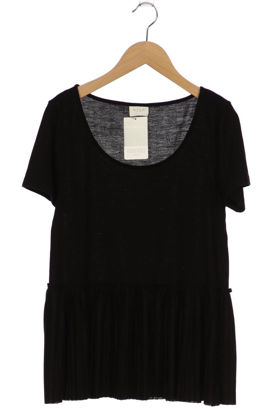 

Vila Damen T-Shirt, schwarz, Gr. 36