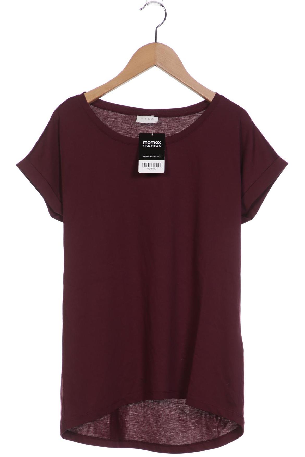 

Vila Damen T-Shirt, bordeaux