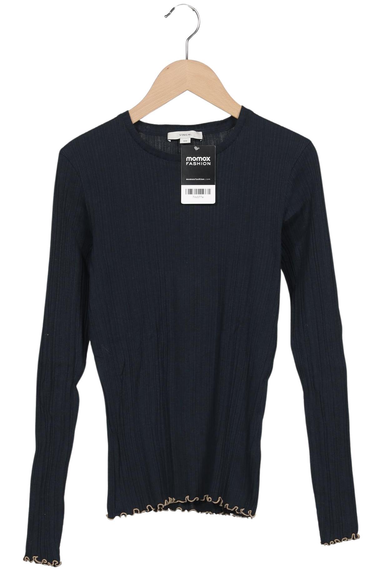 

Vince. Damen Langarmshirt, marineblau, Gr. 38
