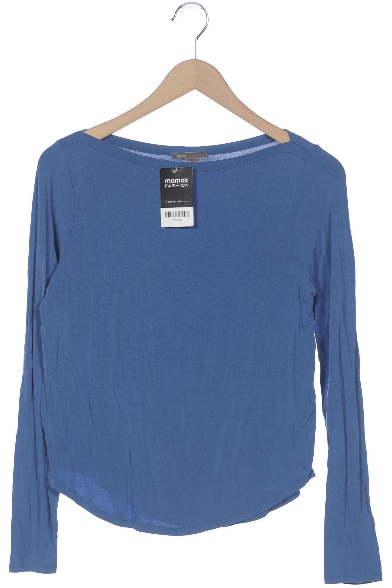 

Vince. Damen Langarmshirt, blau, Gr. 34