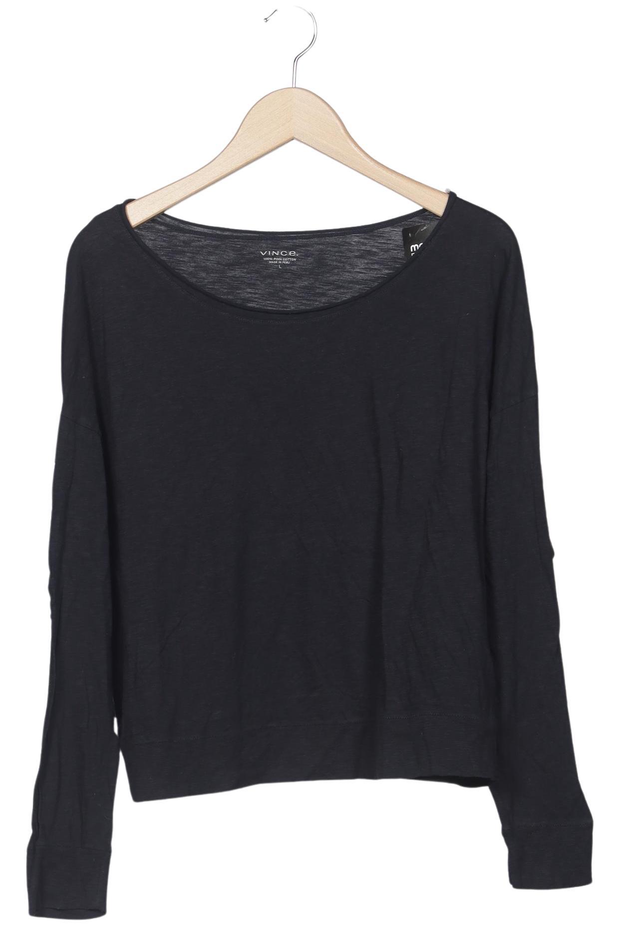 

Vince. Damen Langarmshirt, schwarz, Gr. 42