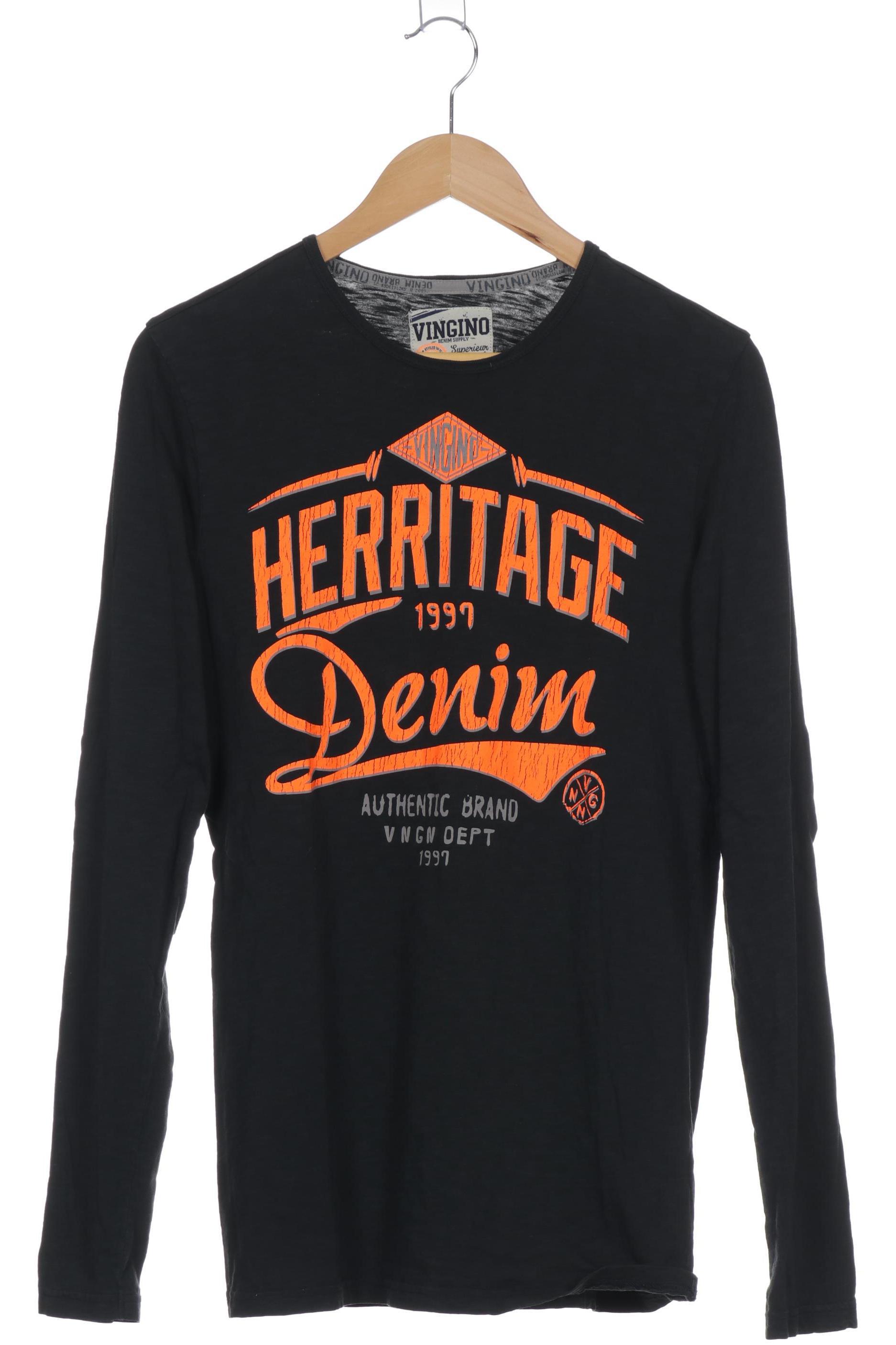 Thumbnail - Vingino Herren Langarmshirt, schwarz, Gr.