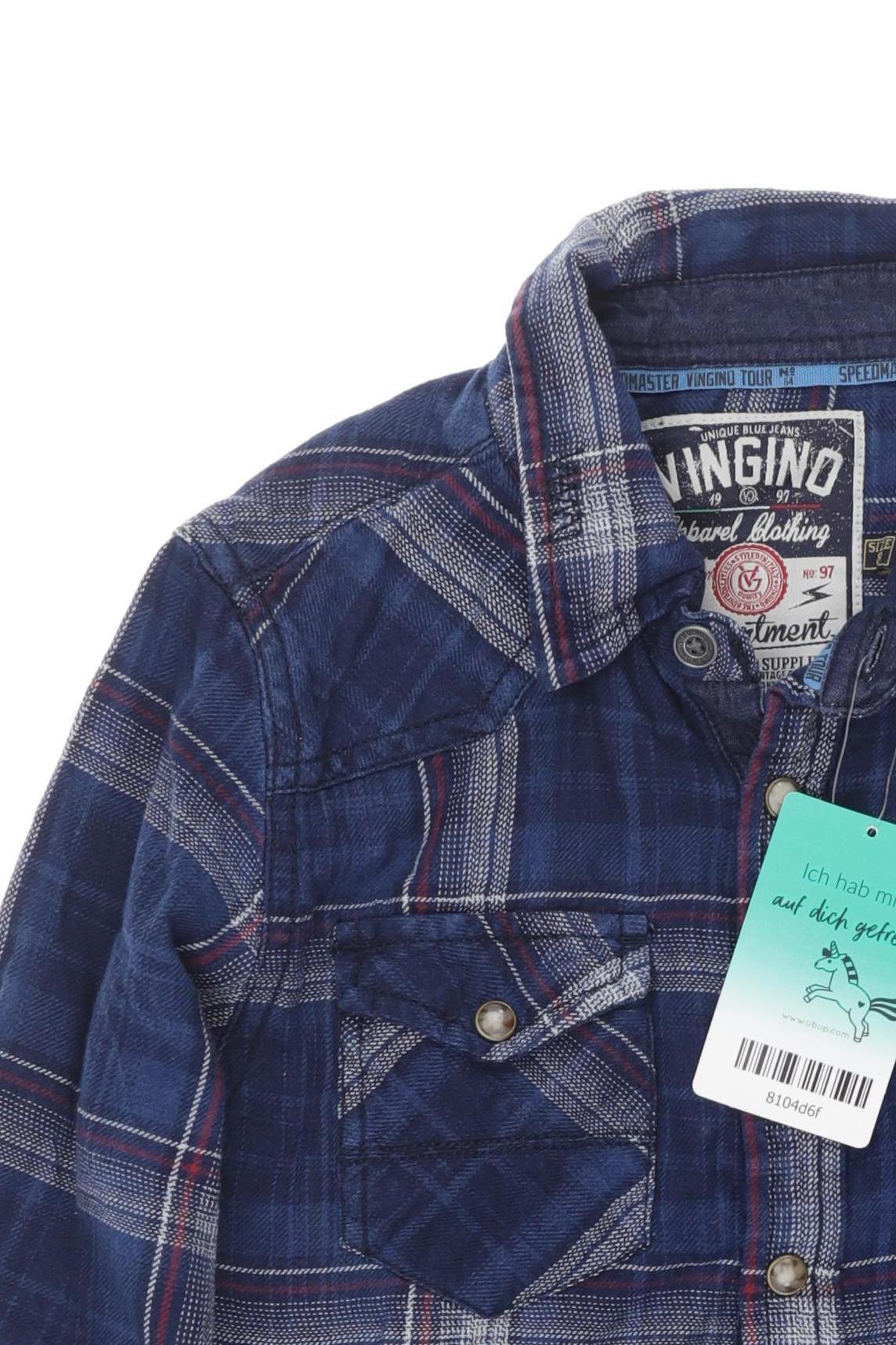 Thumbnail - Vingino Jungen Hemd, blau, Gr. 128