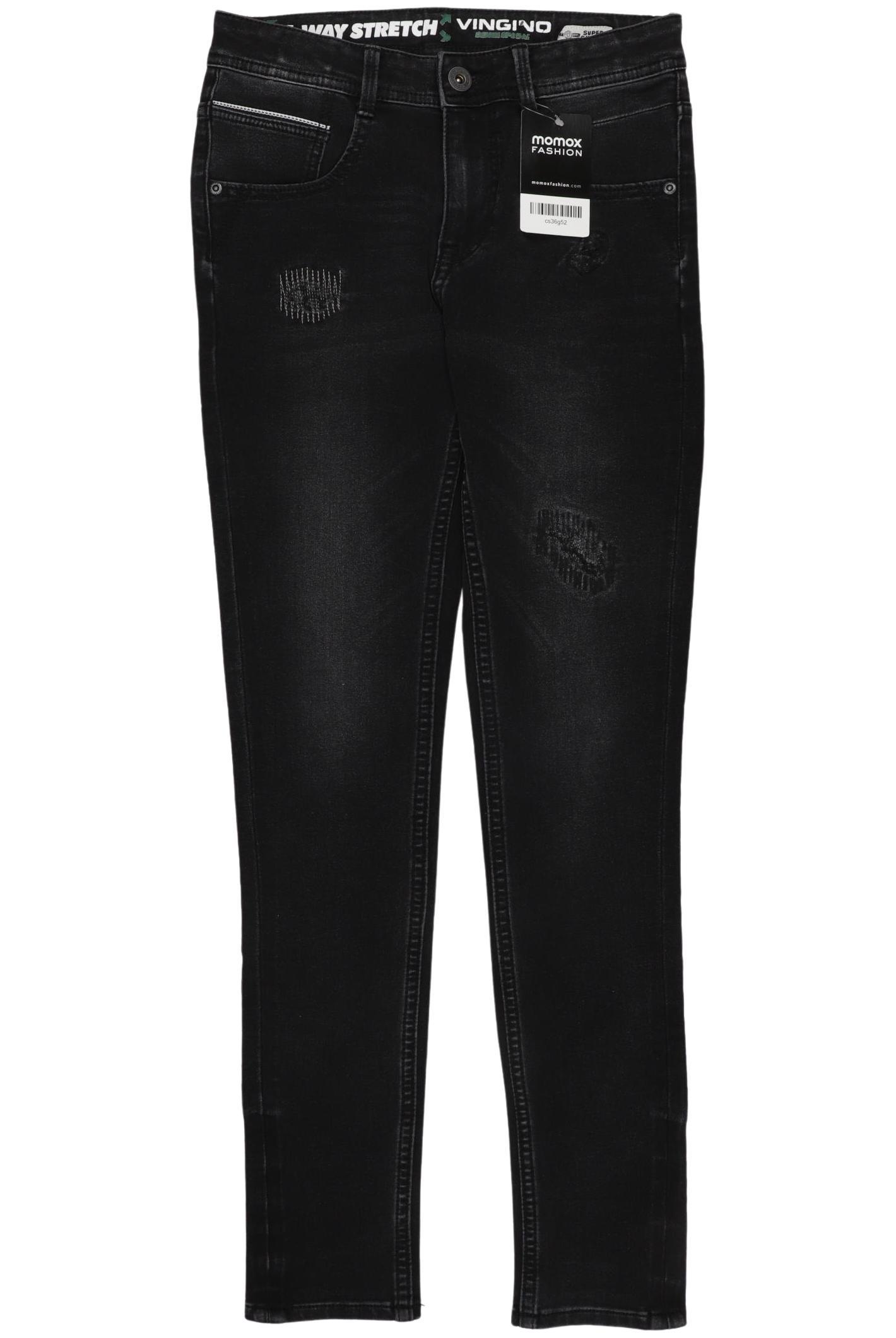 

Vingino Herren Jeans, schwarz, Gr. 152
