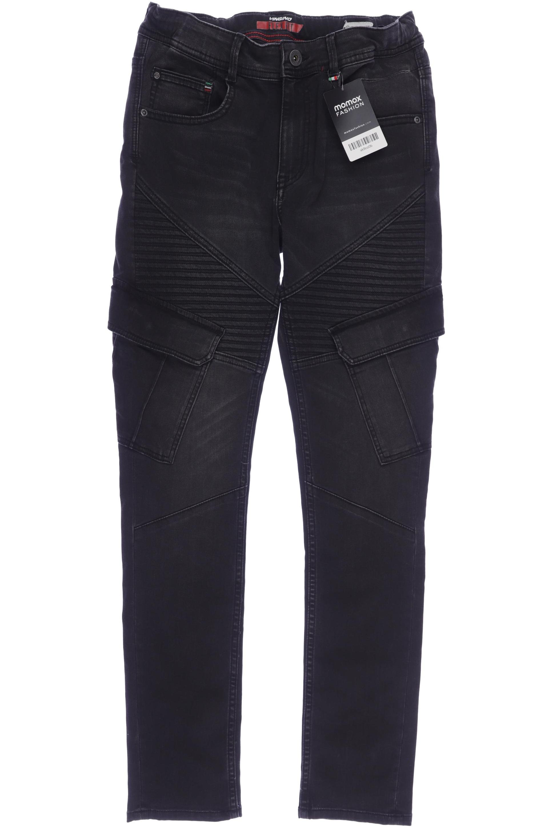 

Vingino Herren Jeans, schwarz, Gr. 170