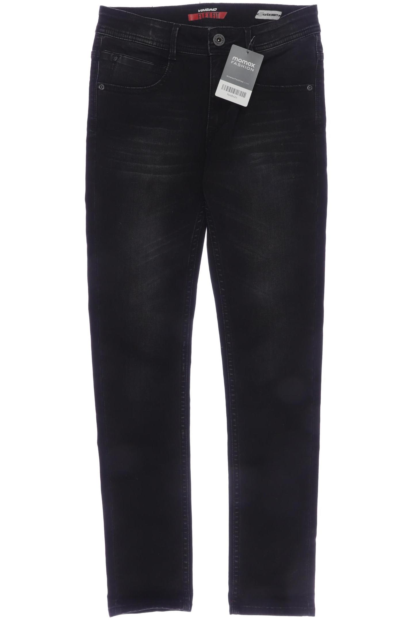 

Vingino Herren Jeans, schwarz, Gr. 158