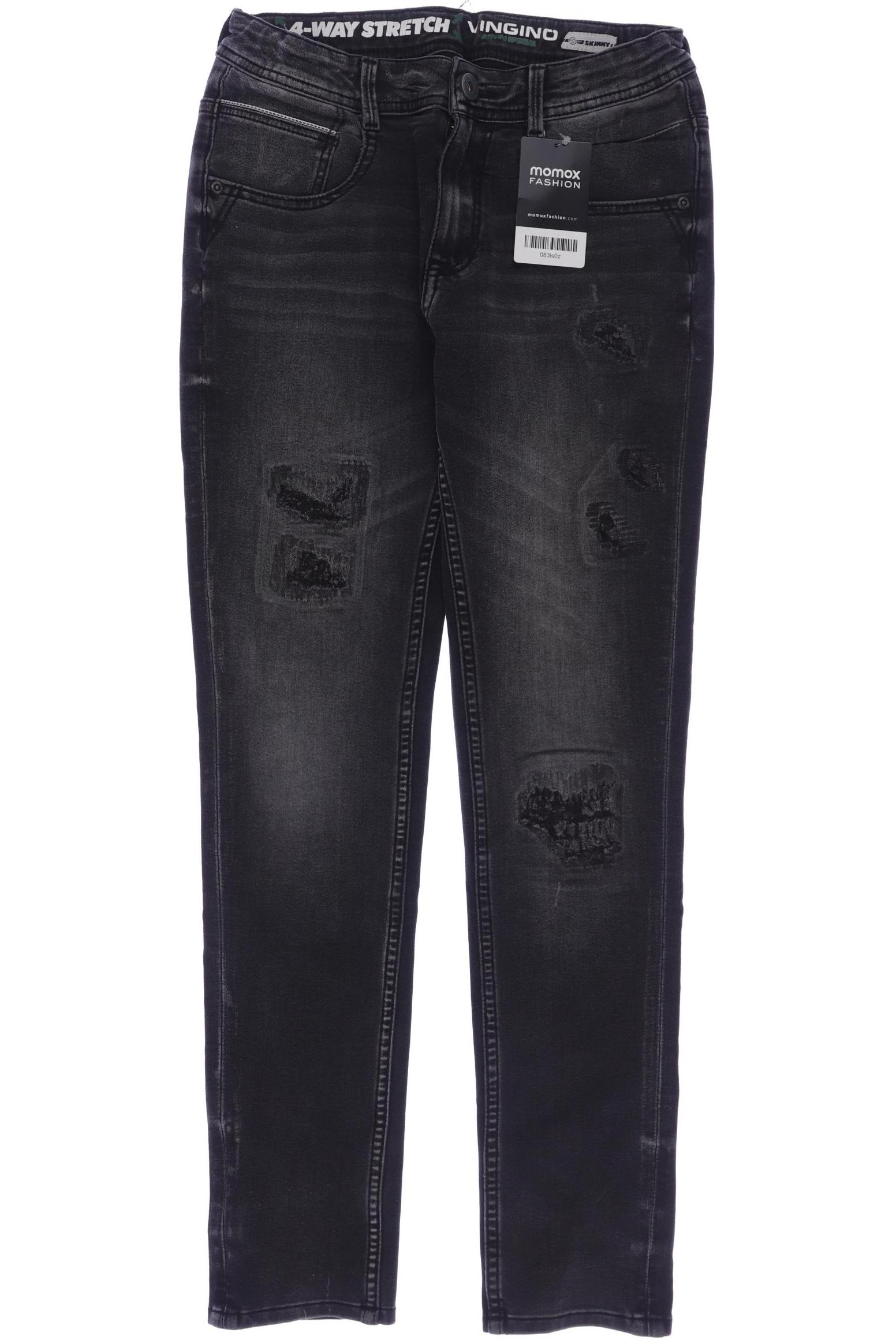 

Vingino Herren Jeans, schwarz, Gr. 158