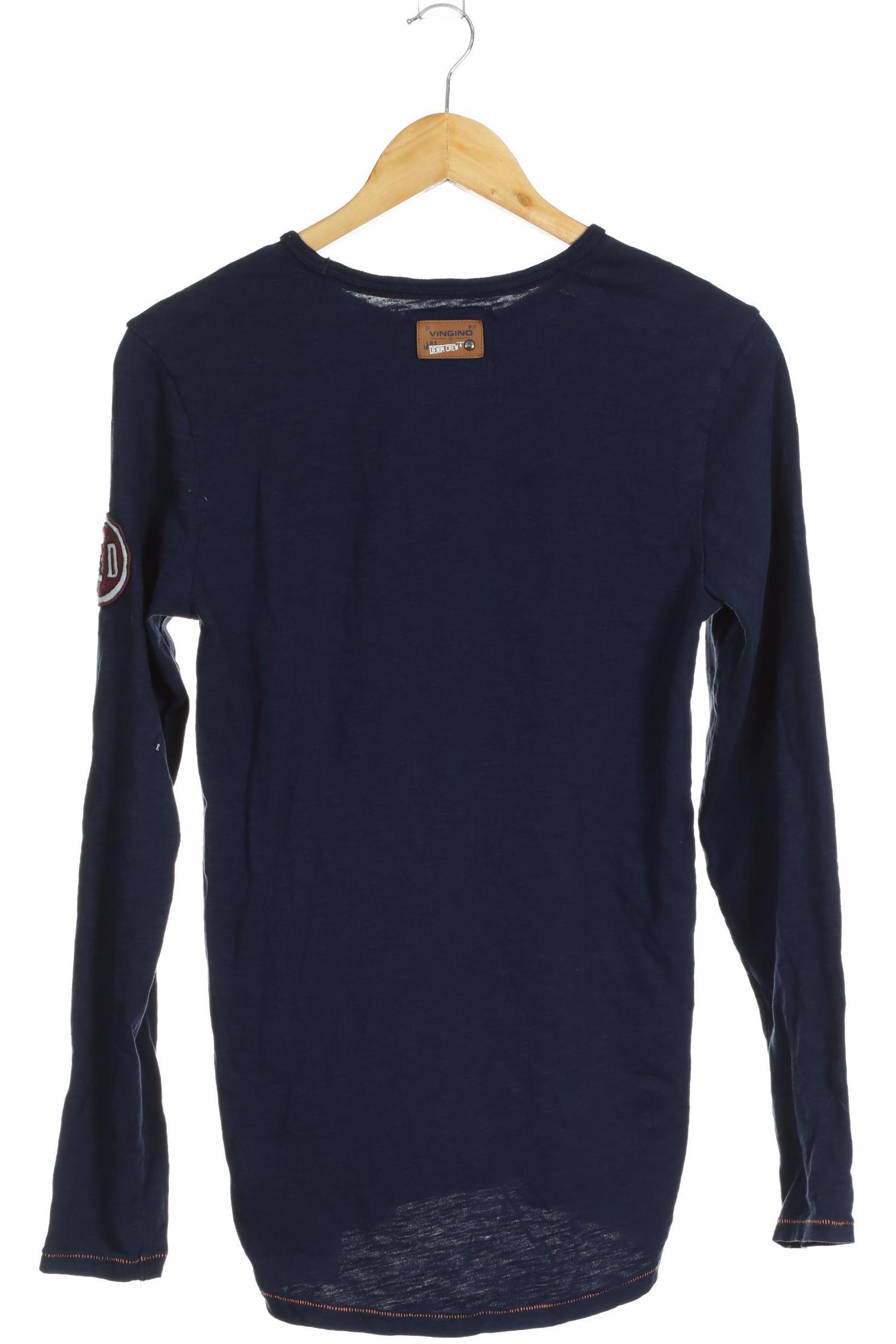 Thumbnail - Vingino Jungen Langarmshirt, blau, Gr. 176