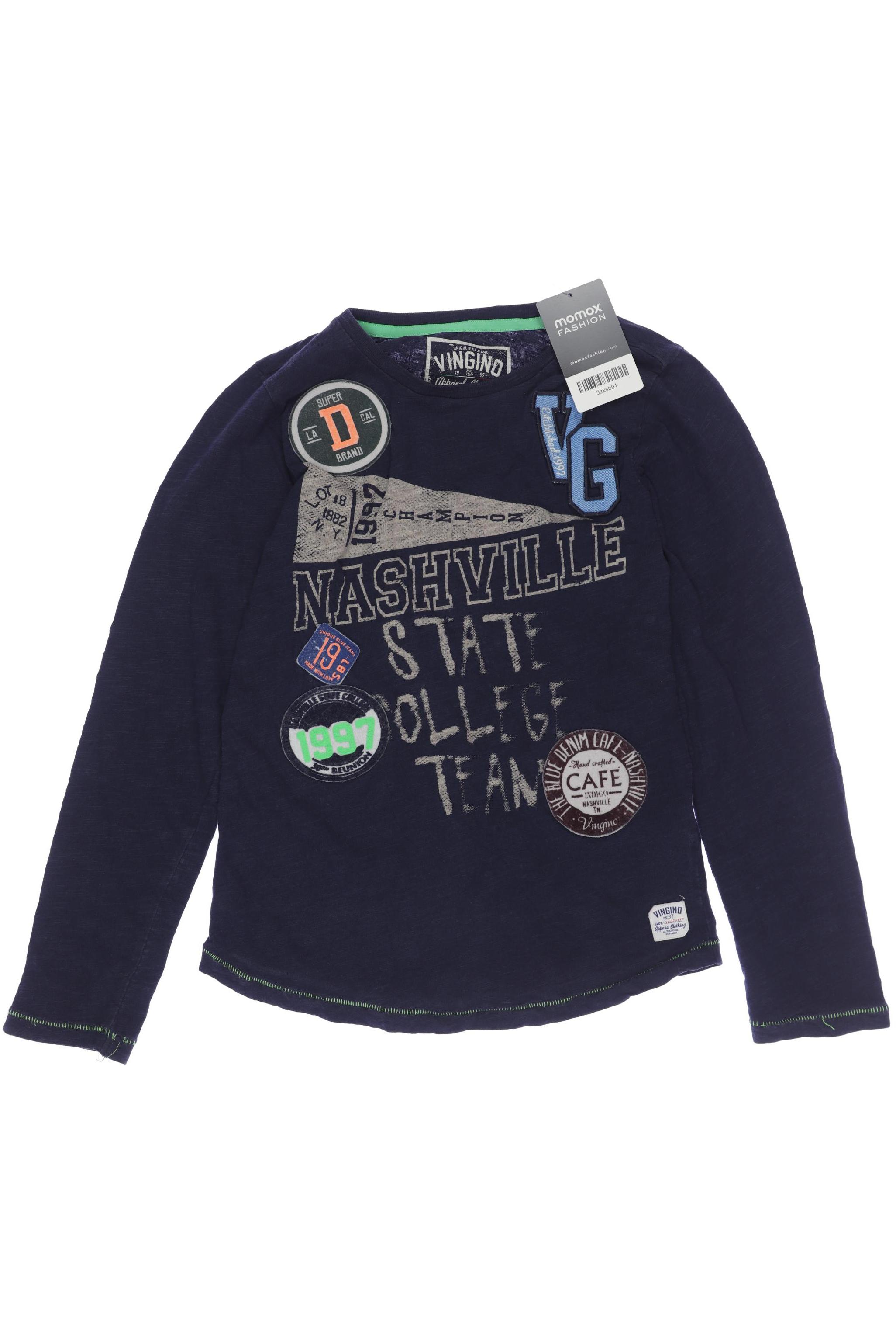 

Vingino Herren Langarmshirt, marineblau, Gr. 128