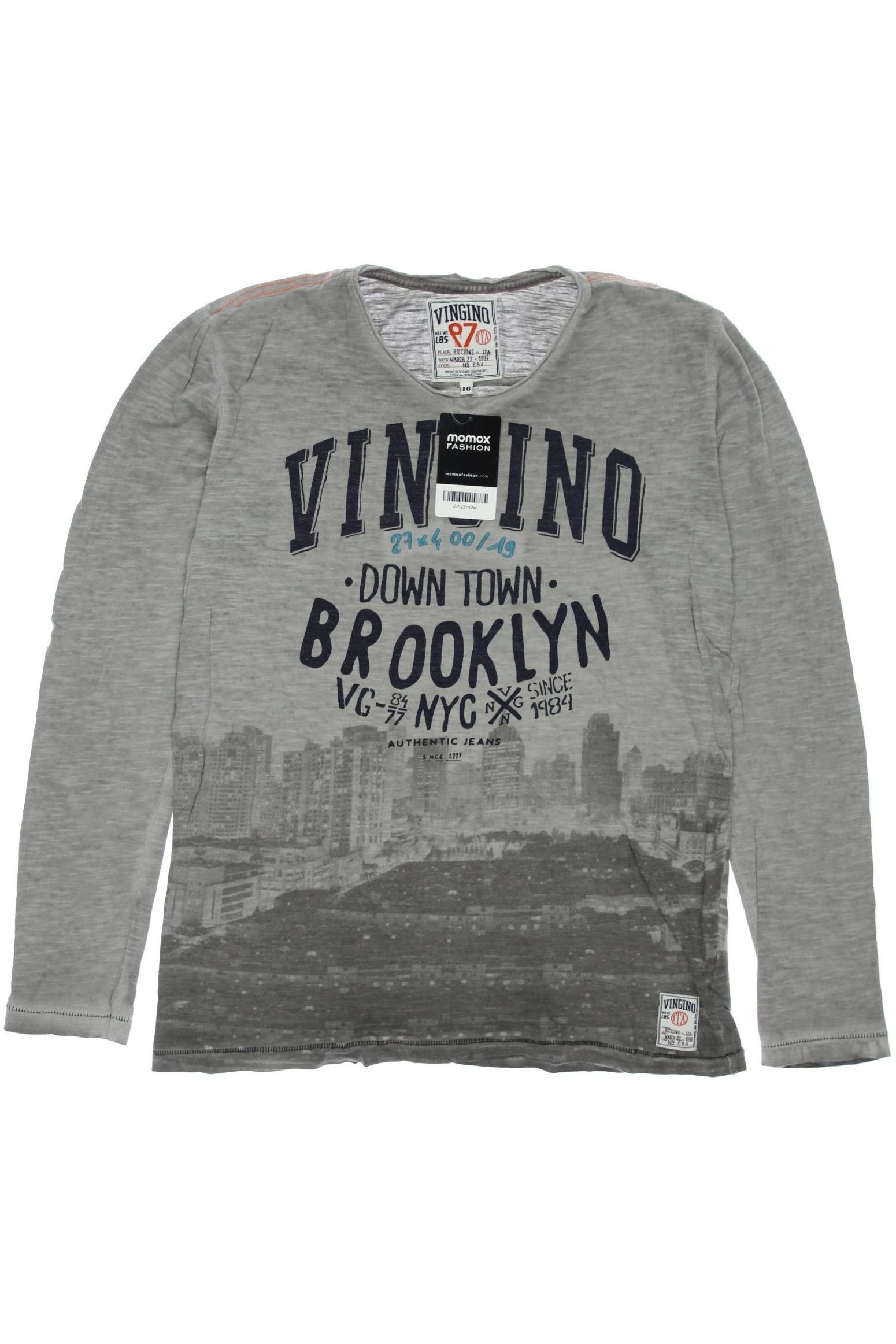 

Vingino Herren Langarmshirt, grau, Gr. 16