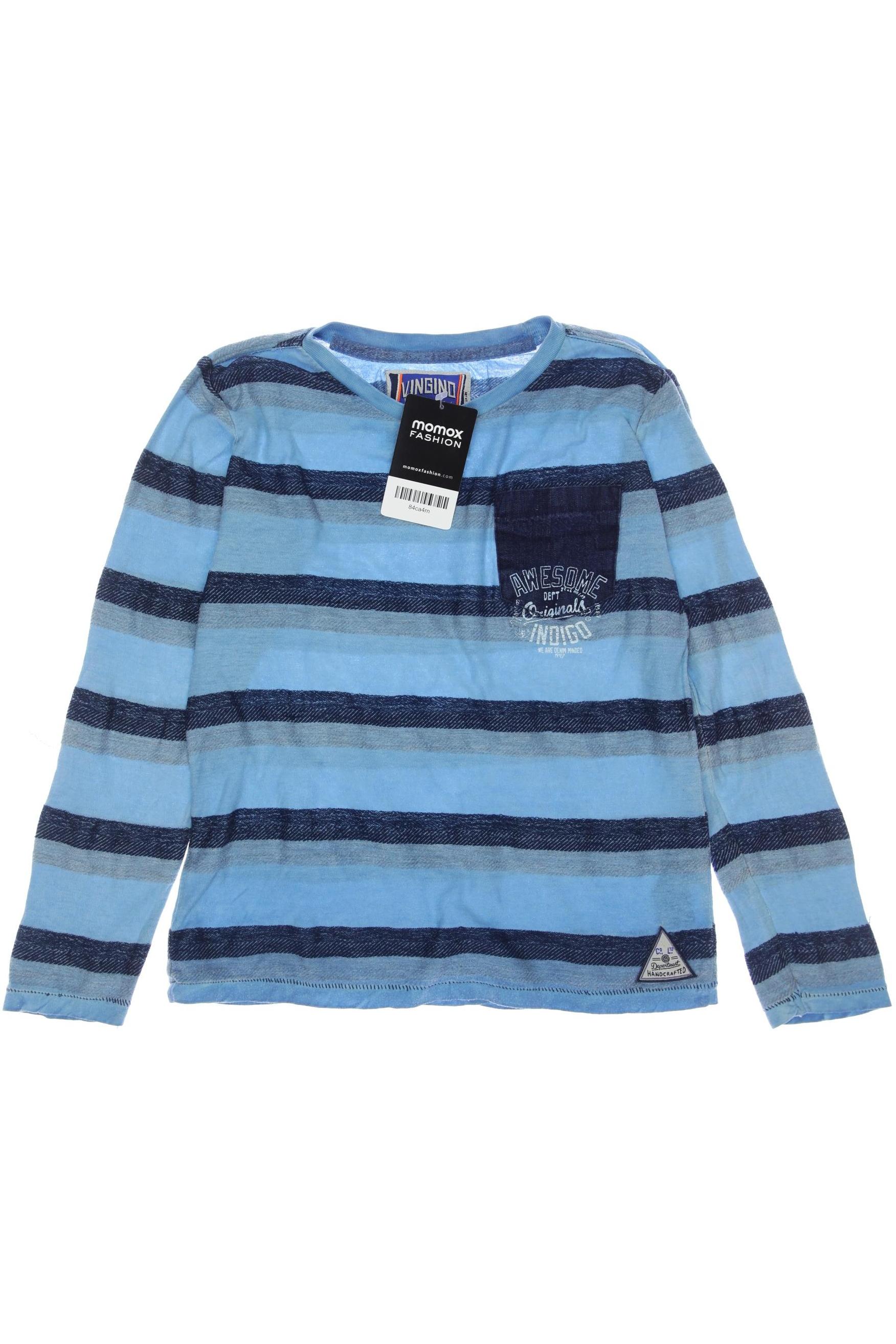 

Vingino Herren Langarmshirt, blau, Gr. 140