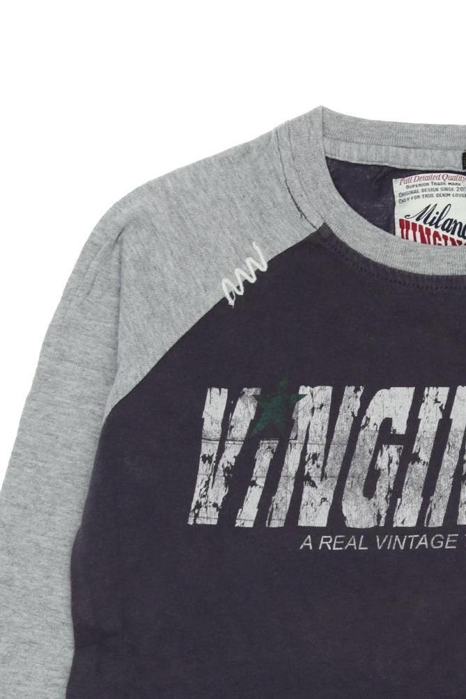 Thumbnail - Vingino Jungen Langarmshirt, grau, Gr. 128