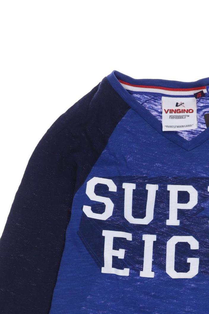 Thumbnail - Vingino Jungen Langarmshirt, blau, Gr. 116