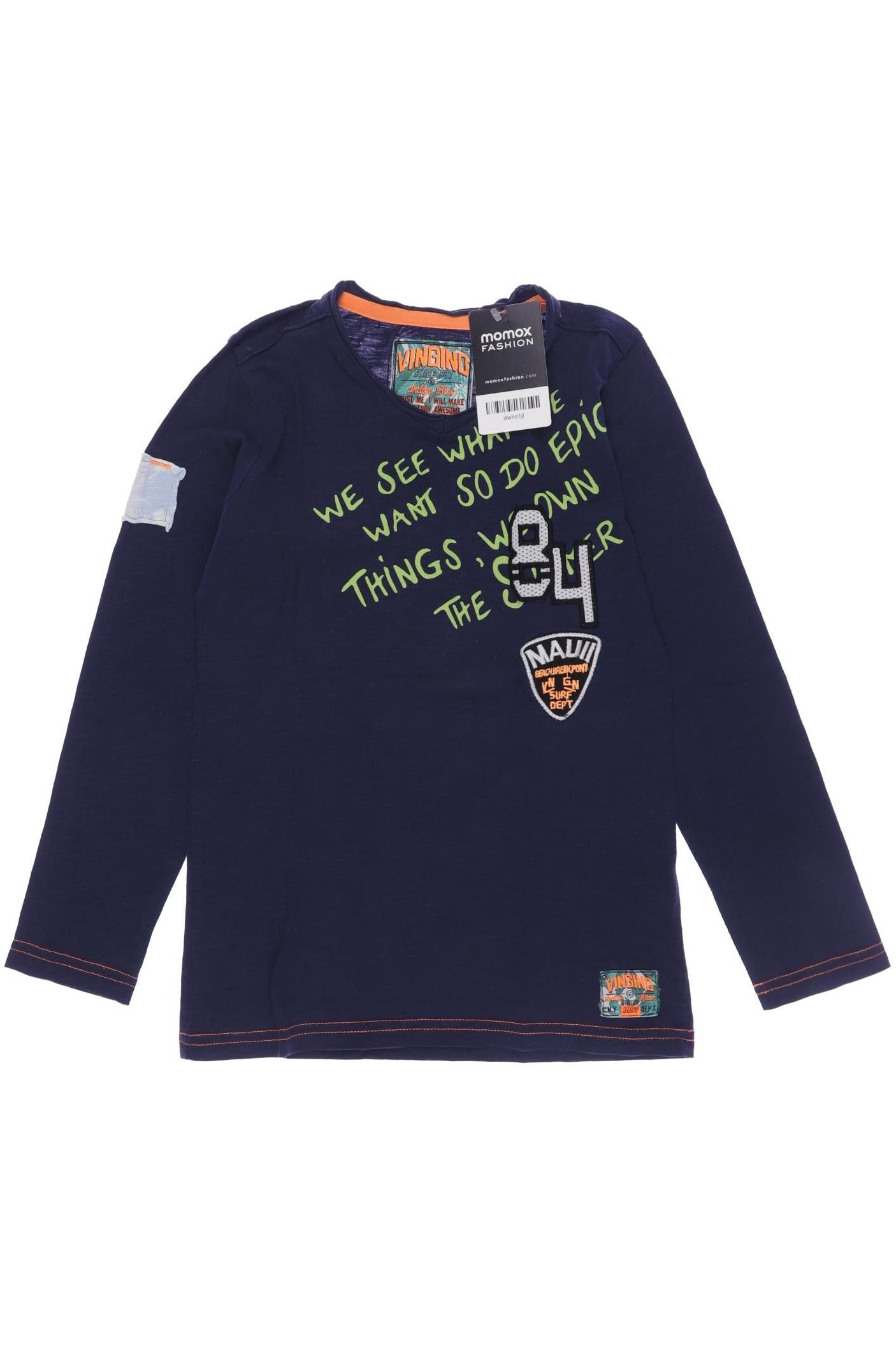 

Vingino Herren Langarmshirt, marineblau, Gr. 128