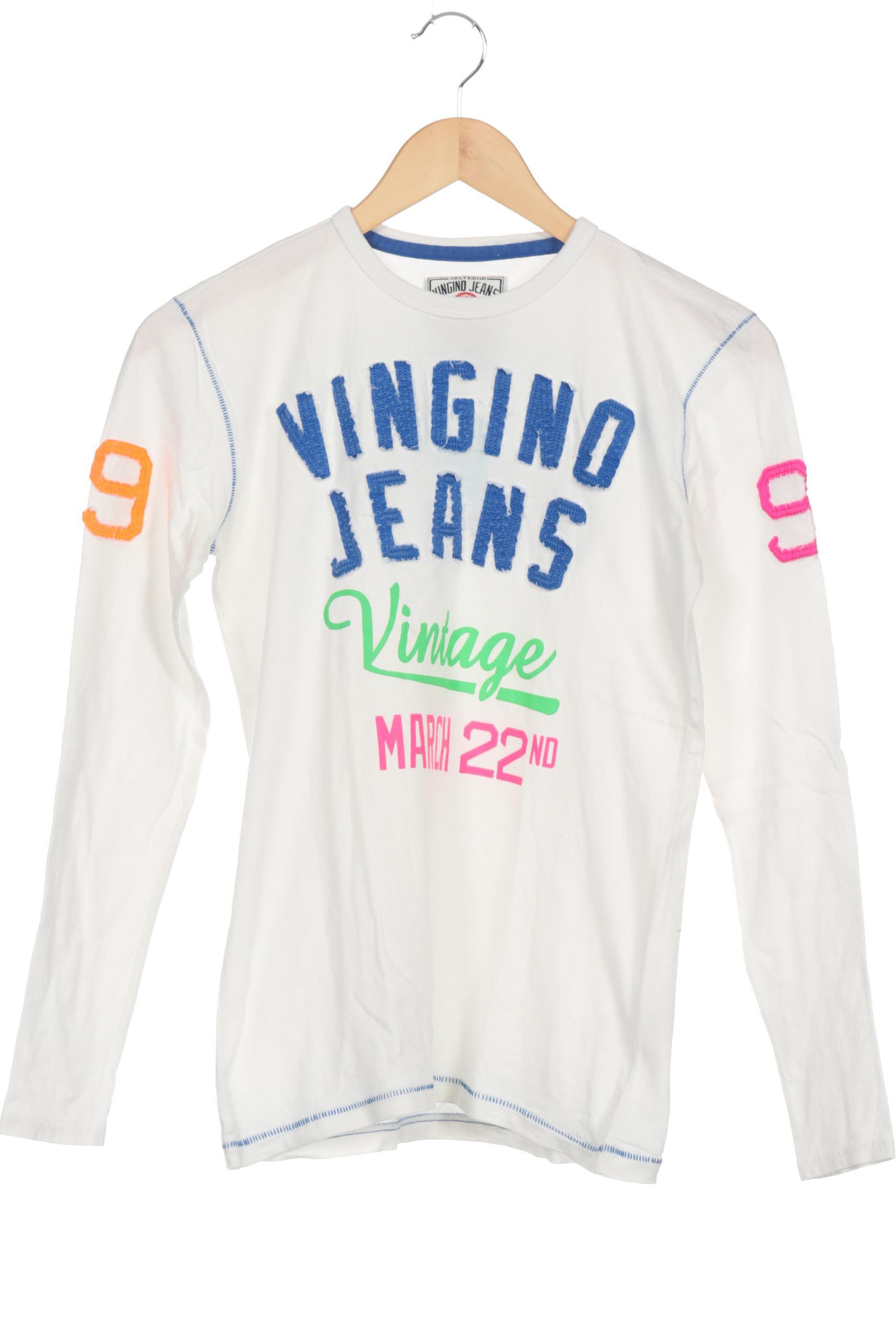 

Vingino Jungen Langarmshirt, weiß, Gr. 164