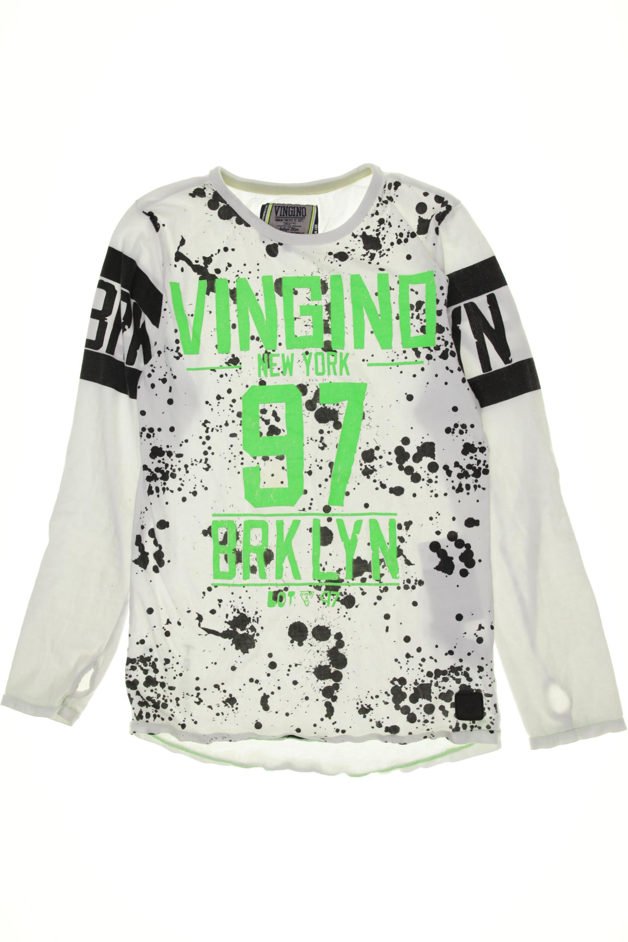 

Vingino Herren Langarmshirt, weiß, Gr. 152