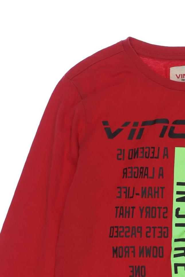 Thumbnail - Vingino Jungen Langarmshirt, rot, Gr. 152