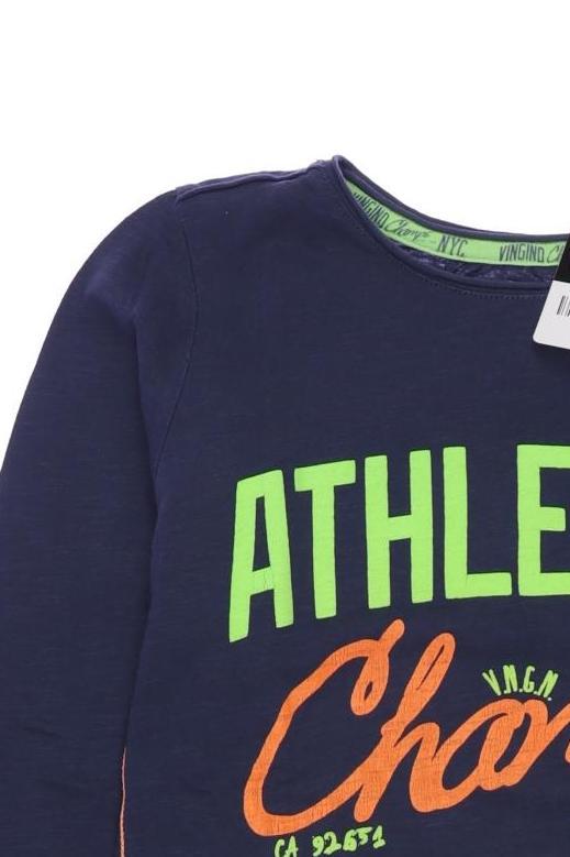 Thumbnail - Vingino Jungen Langarmshirt, marineblau, Gr. 128