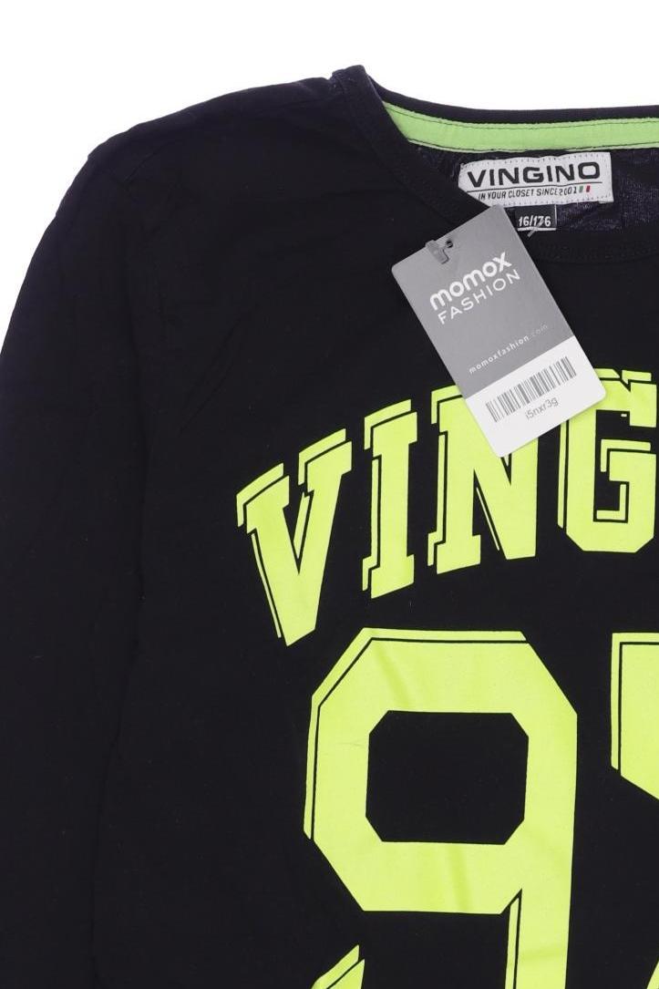 Thumbnail - Vingino Jungen Langarmshirt, schwarz, Gr. 176