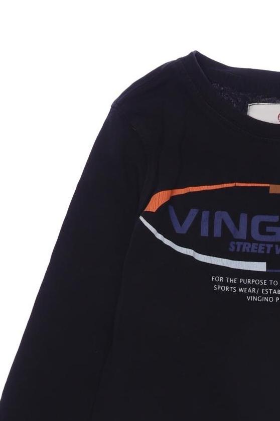 Thumbnail - Vingino Herren Langarmshirt, schwarz, Gr. 128