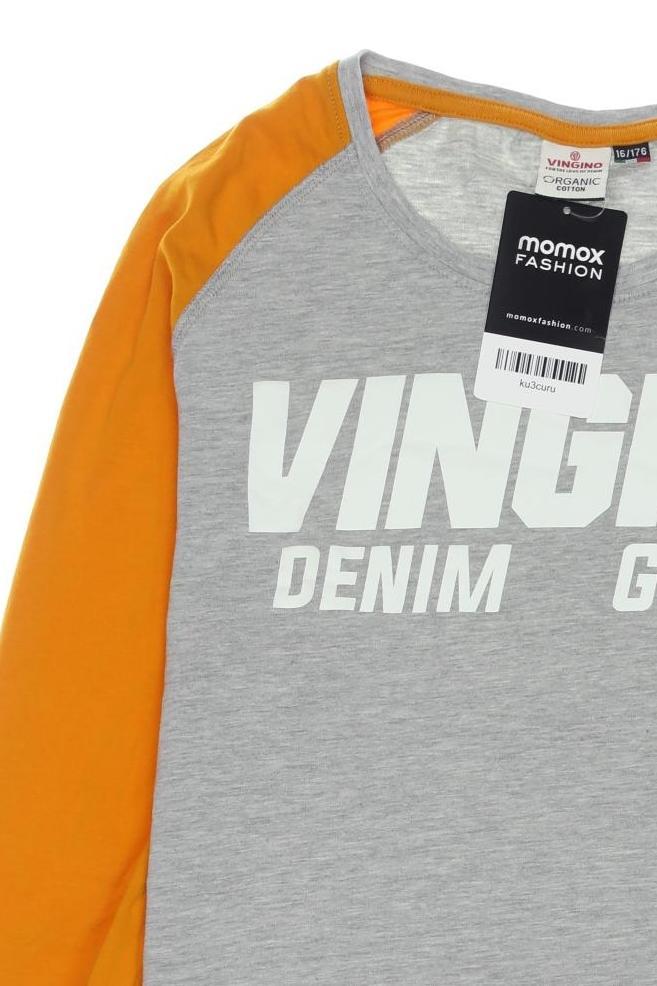 Thumbnail - Vingino Jungen Langarmshirt, grau, Gr. 176