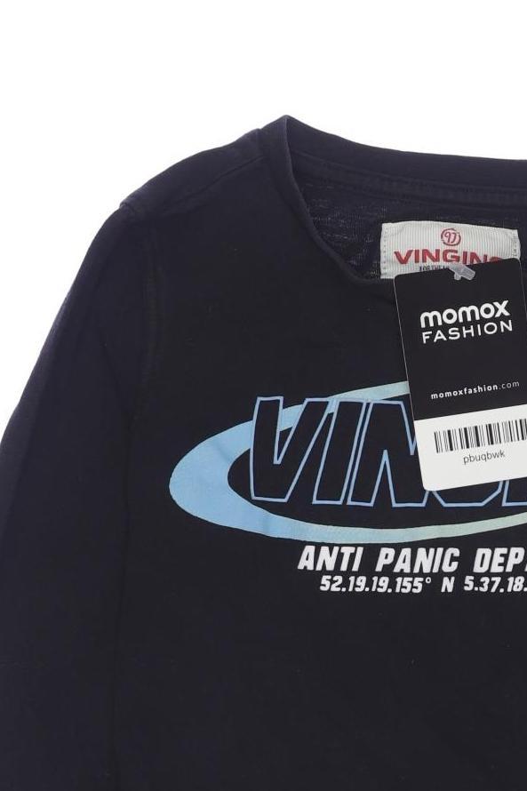 Thumbnail - Vingino Jungen Langarmshirt, schwarz, Gr. 128