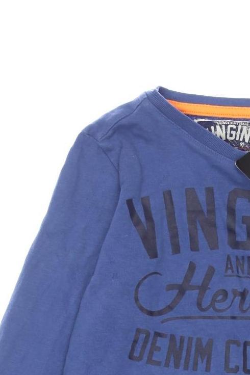 Thumbnail - Vingino Jungen Langarmshirt, marineblau, Gr. 104