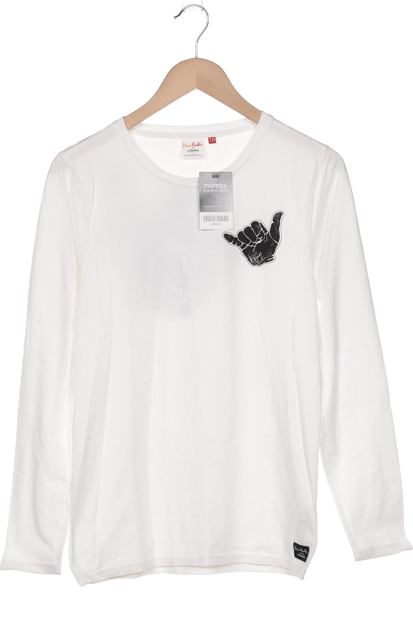 

Vingino Herren Langarmshirt, weiß, Gr. 176